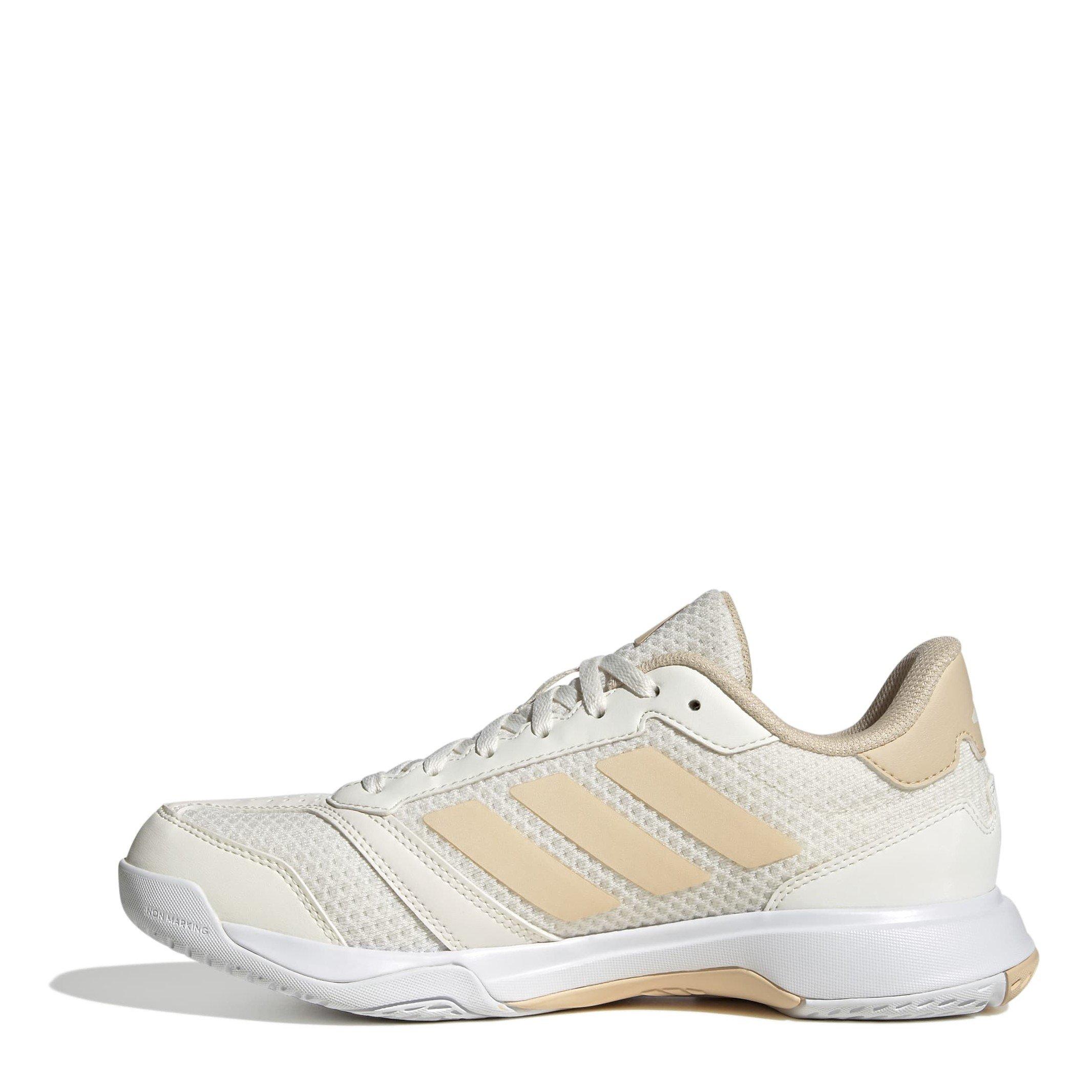 White/Sand - adidas - Ligra 8 Indoor Shoes Womens - 2