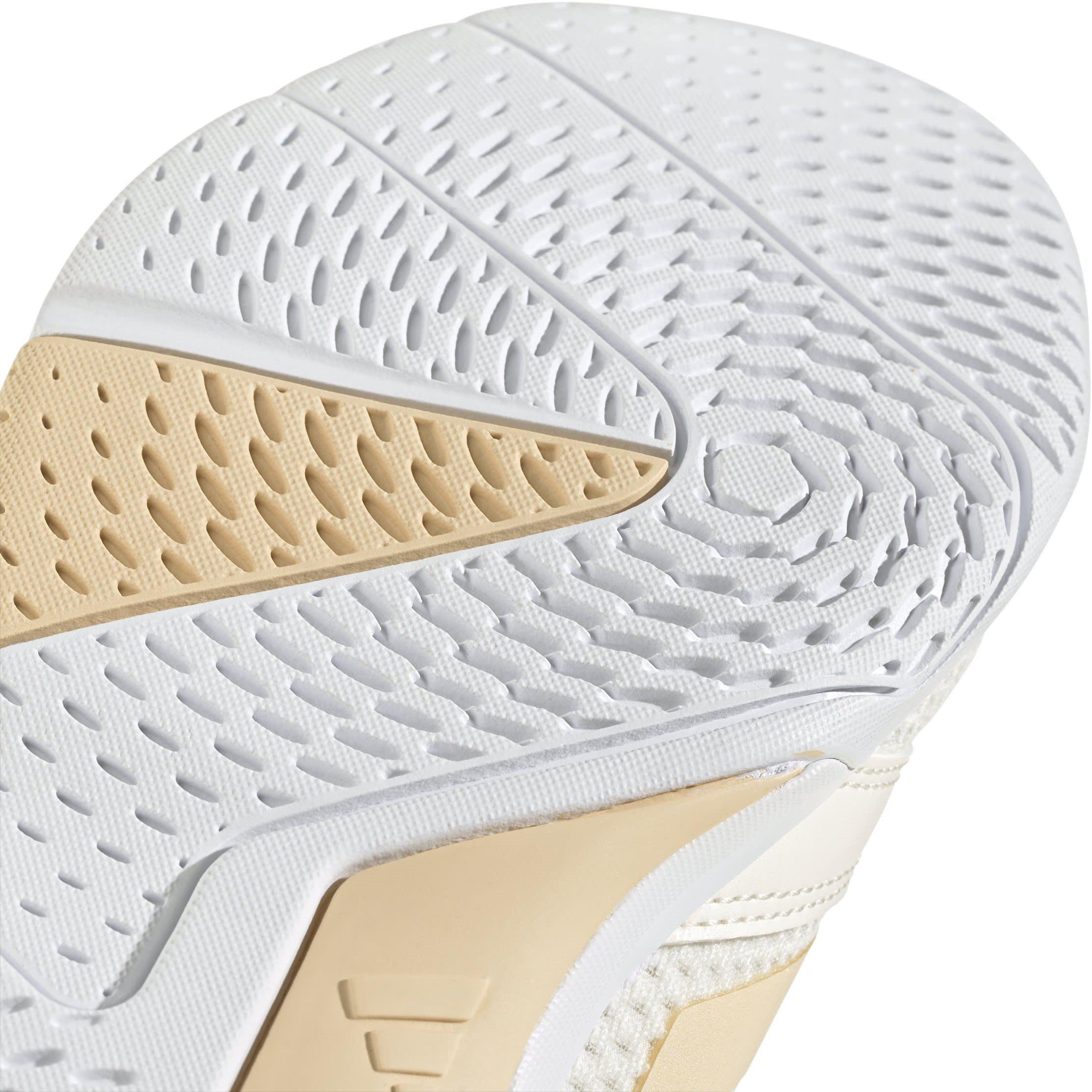 White/Sand - adidas - Ligra 8 Indoor Shoes Womens - 7