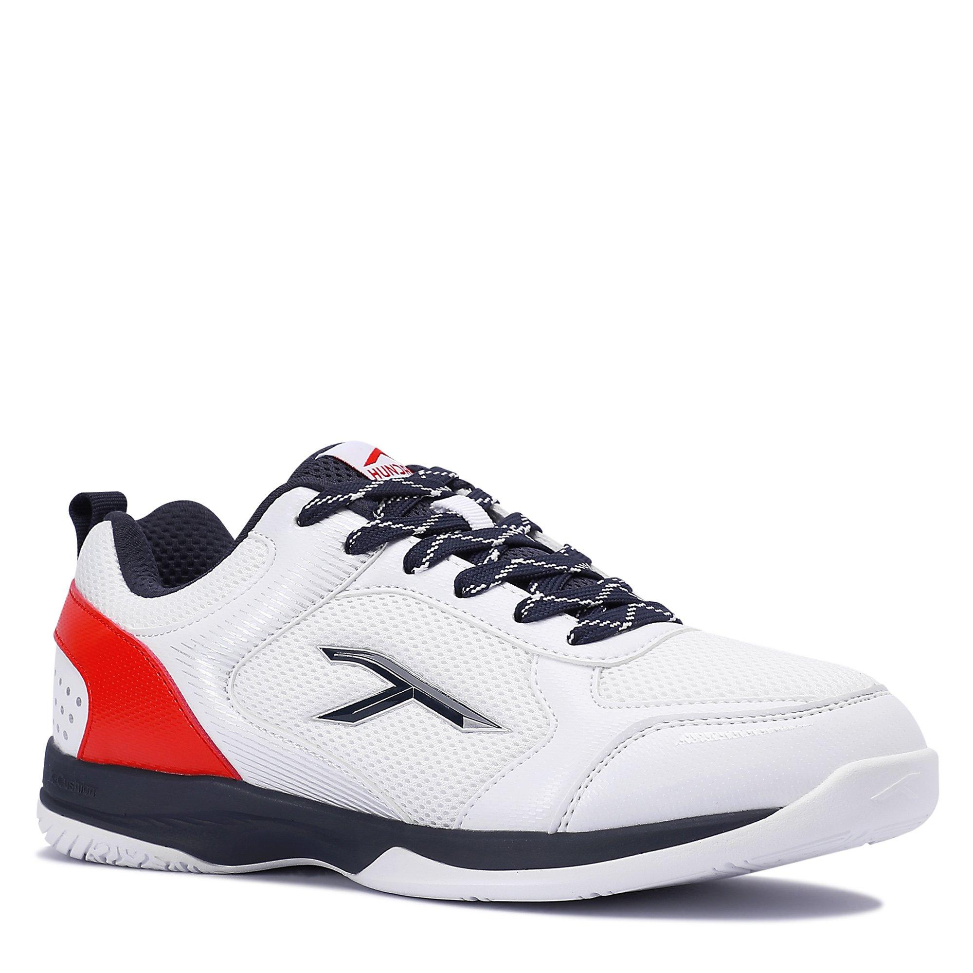 WHITE/NAVY/RED - Hundred - Women's Optima Court Badminton Trainers - 4