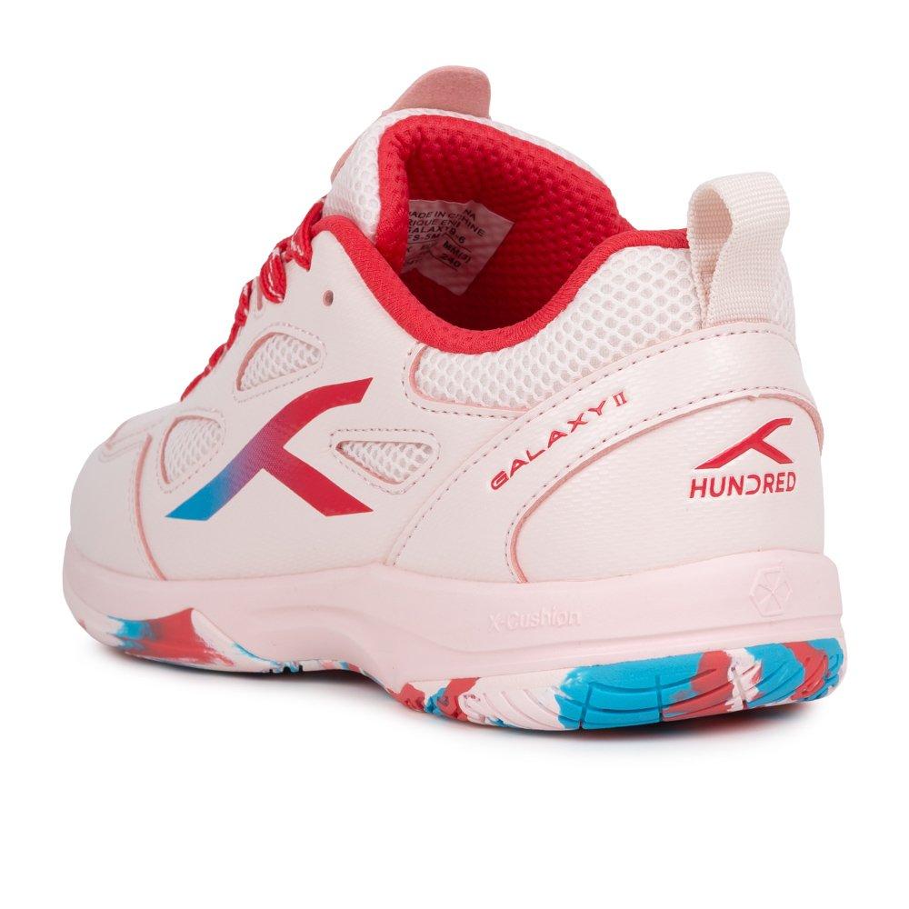  Pink/Pink/Blue - Hundred - Women's Badminton Trainers - 3