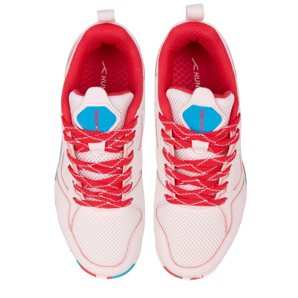  Pink/Pink/Blue - Hundred - Women's Badminton Trainers - 8