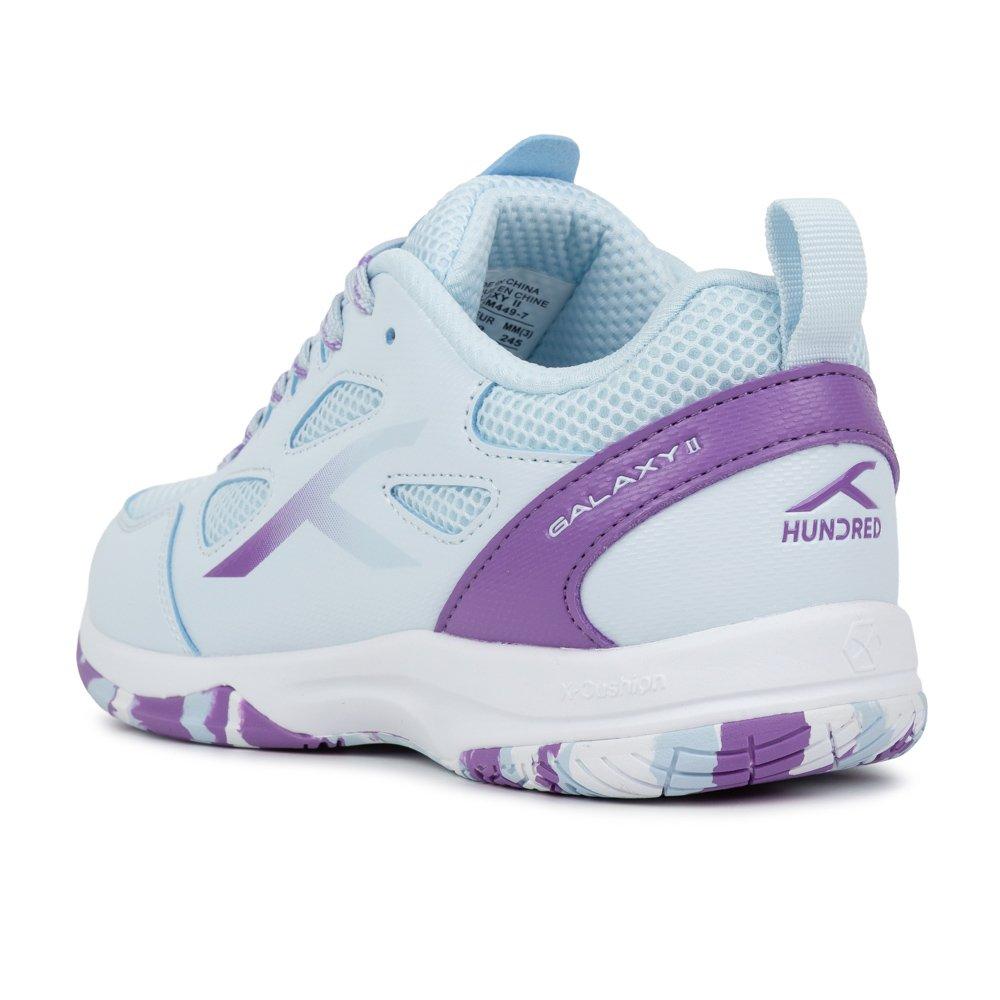 Blue/Purple/Wht - Hundred - Galaxy II Womens Badminton Shoes - 3
