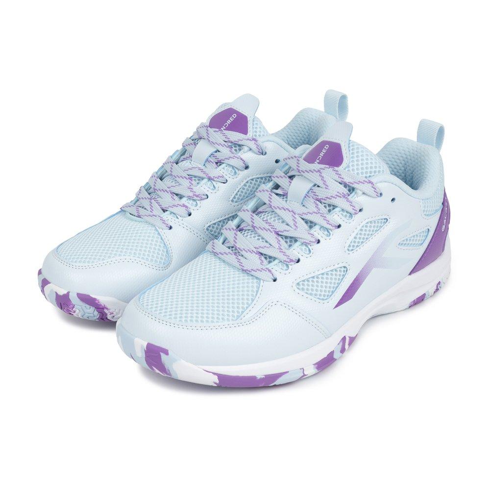 Blue/Purple/Wht - Hundred - Galaxy II Womens Badminton Shoes - 7