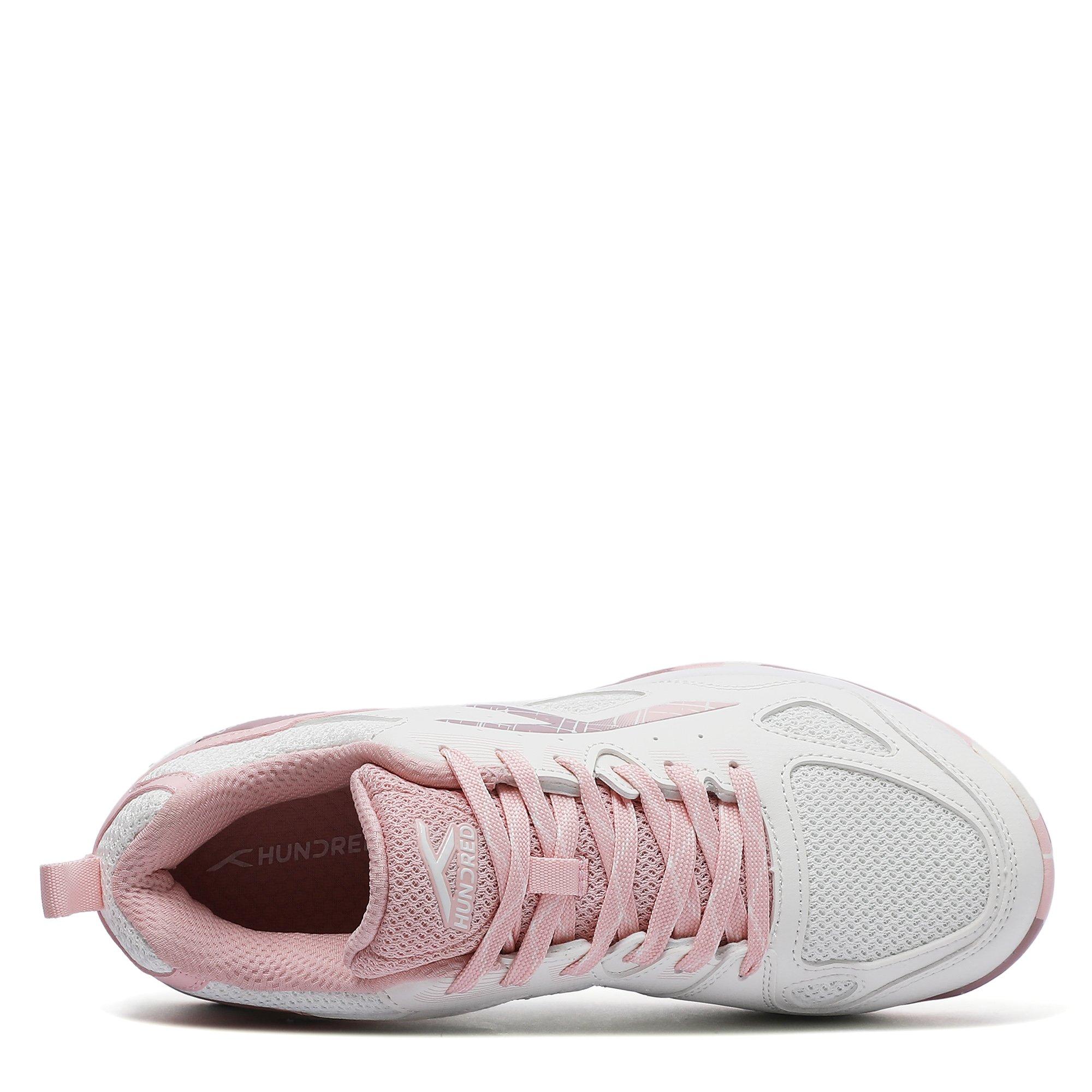 BEIGE/PINK - Hundred - Hundred Galaxy Womens Badminton Shoes - 3