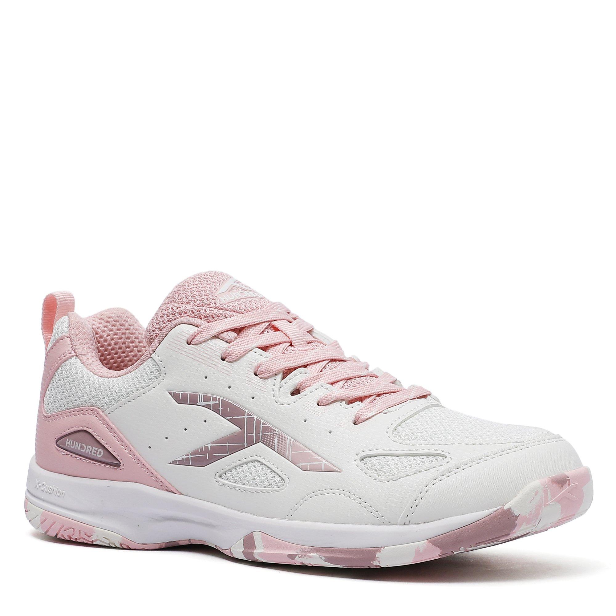 BEIGE/PINK - Hundred - Hundred Galaxy Womens Badminton Shoes - 5