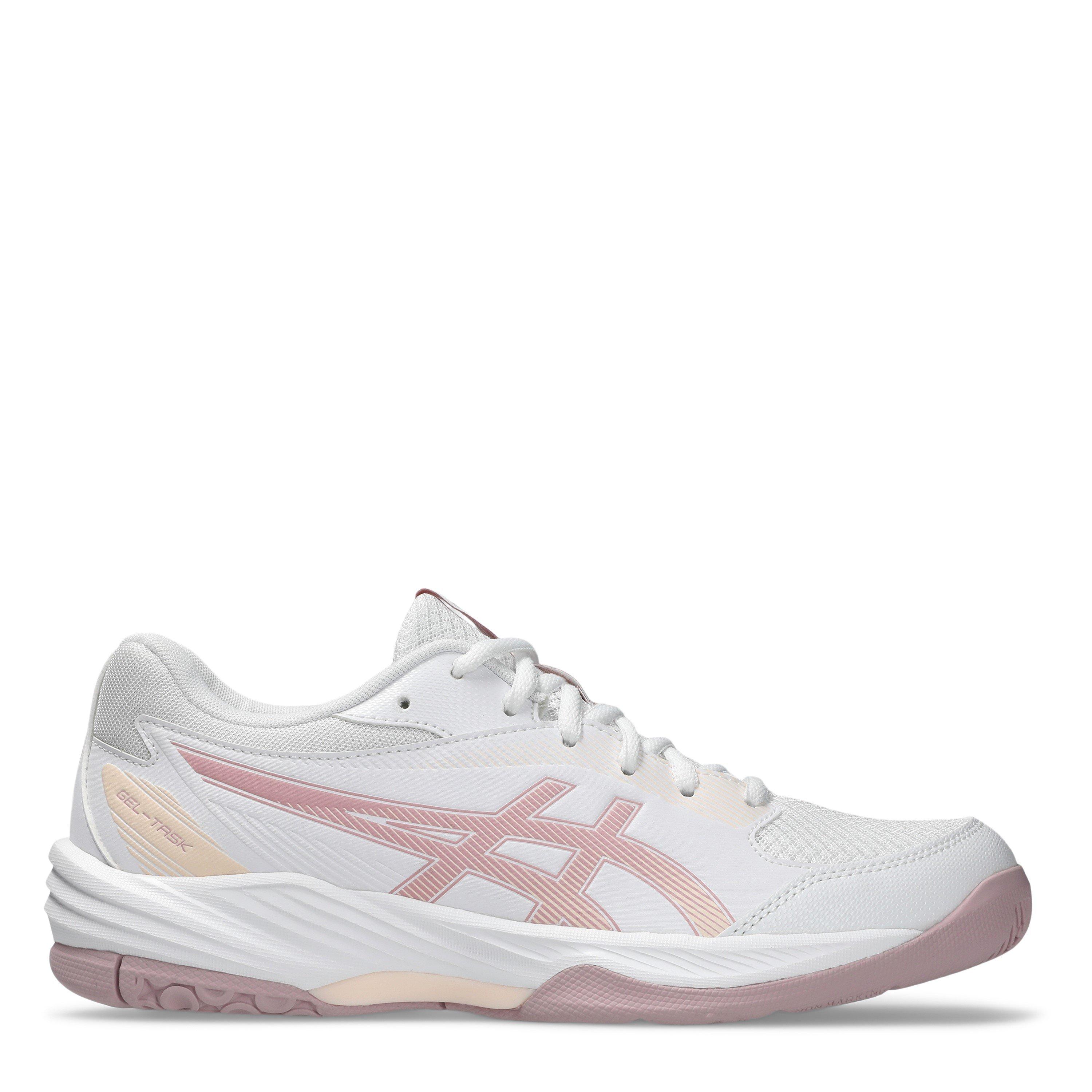 Asics Women's Gel-Task 4 Volleyball Shoes - White/Morg - 4 (37)