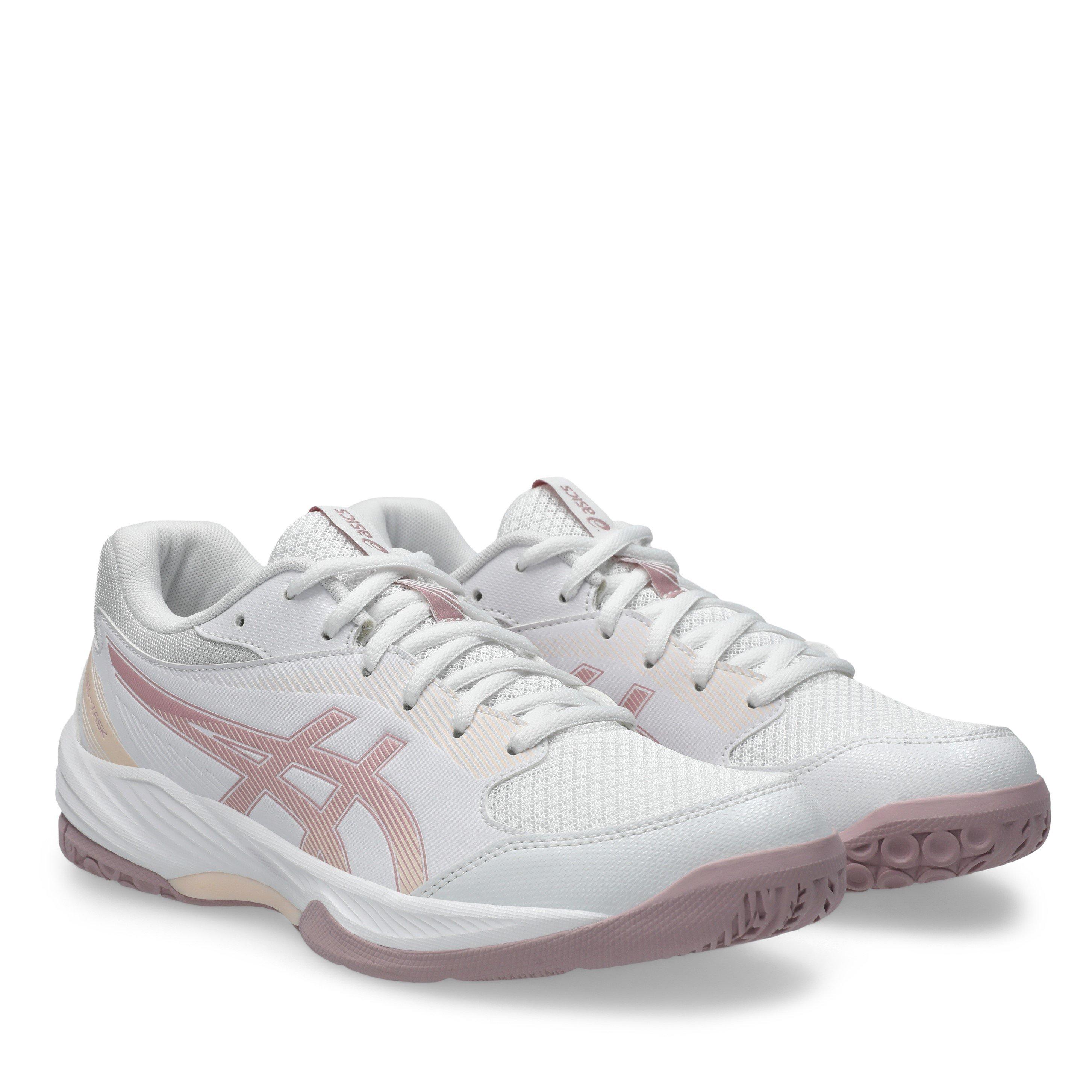 White/Morg - Asics - Gel-Task 4 Volleyball Shoes Womens - 4