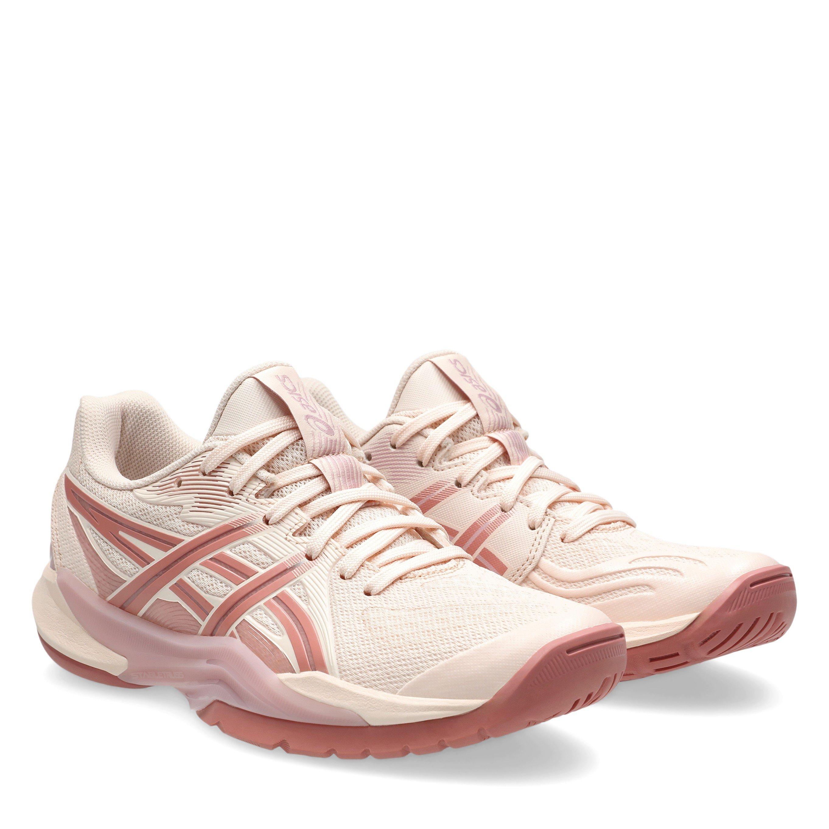 Pearl/Morg - Asics - Powerbreak Ff Volleyball Shoes Womens - 4