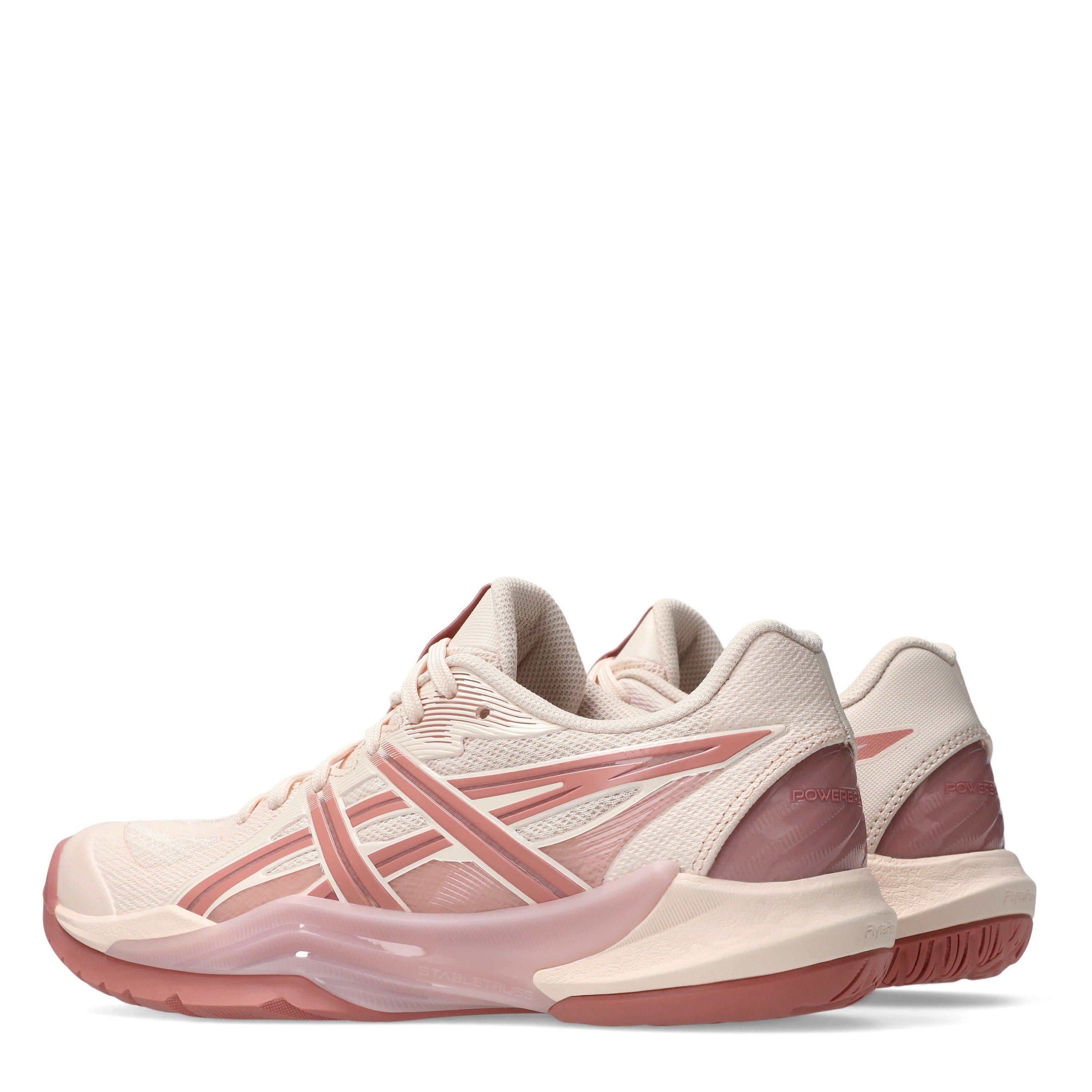 Pearl/Morg - Asics - Powerbreak Ff Volleyball Shoes Womens - 5