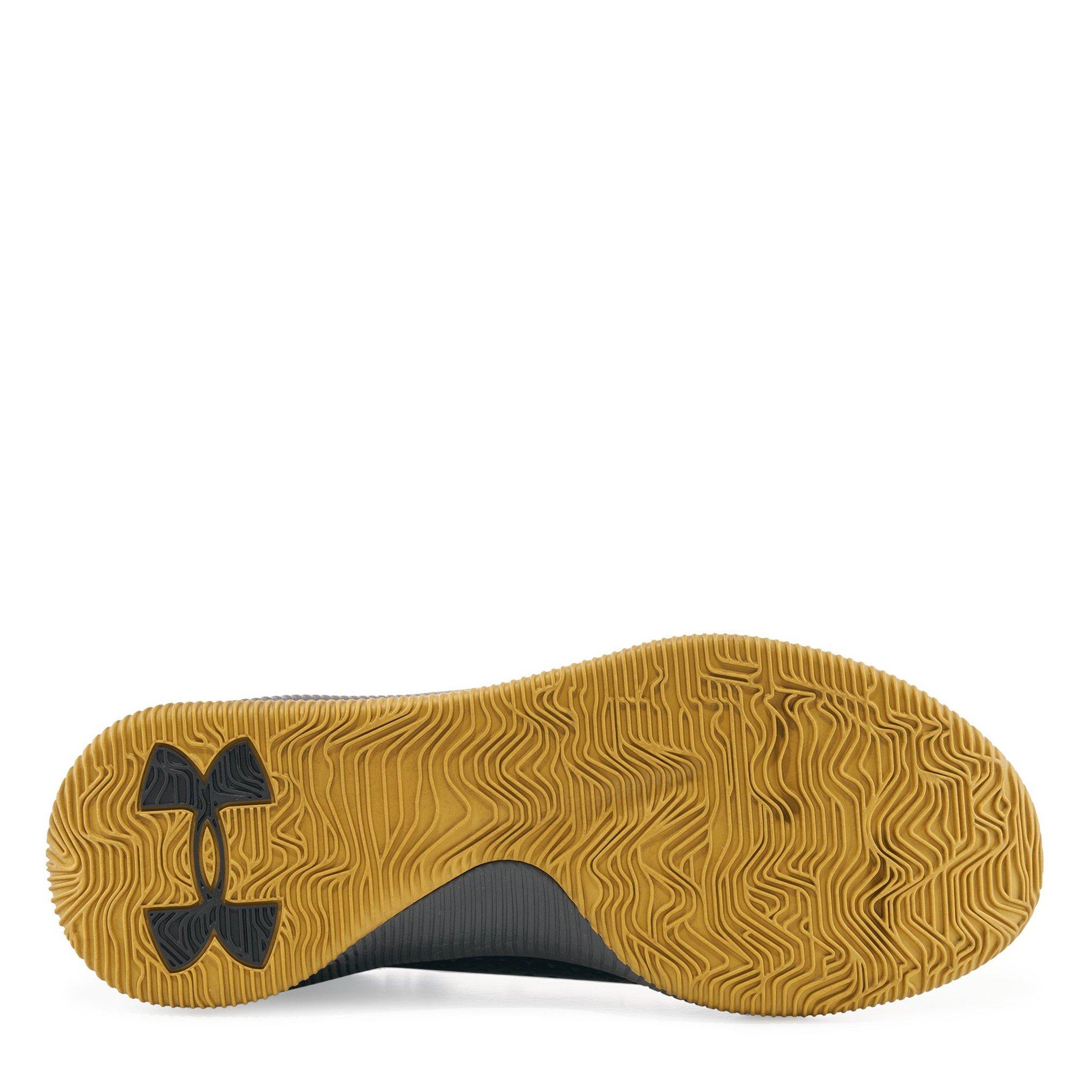 Blk/Gray/Gold - Under Armour - Twenty 47 Adults Basketball Shoes - 6