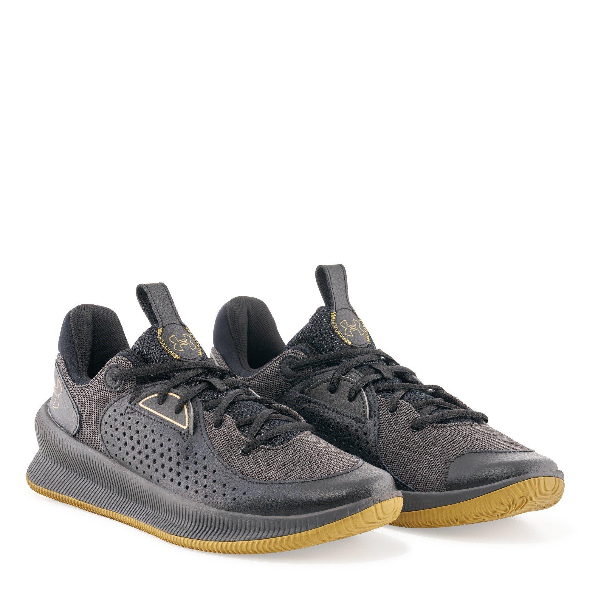 Blk/Gray/Gold - Under Armour - Twenty 47 Adults Basketball Shoes - 7
