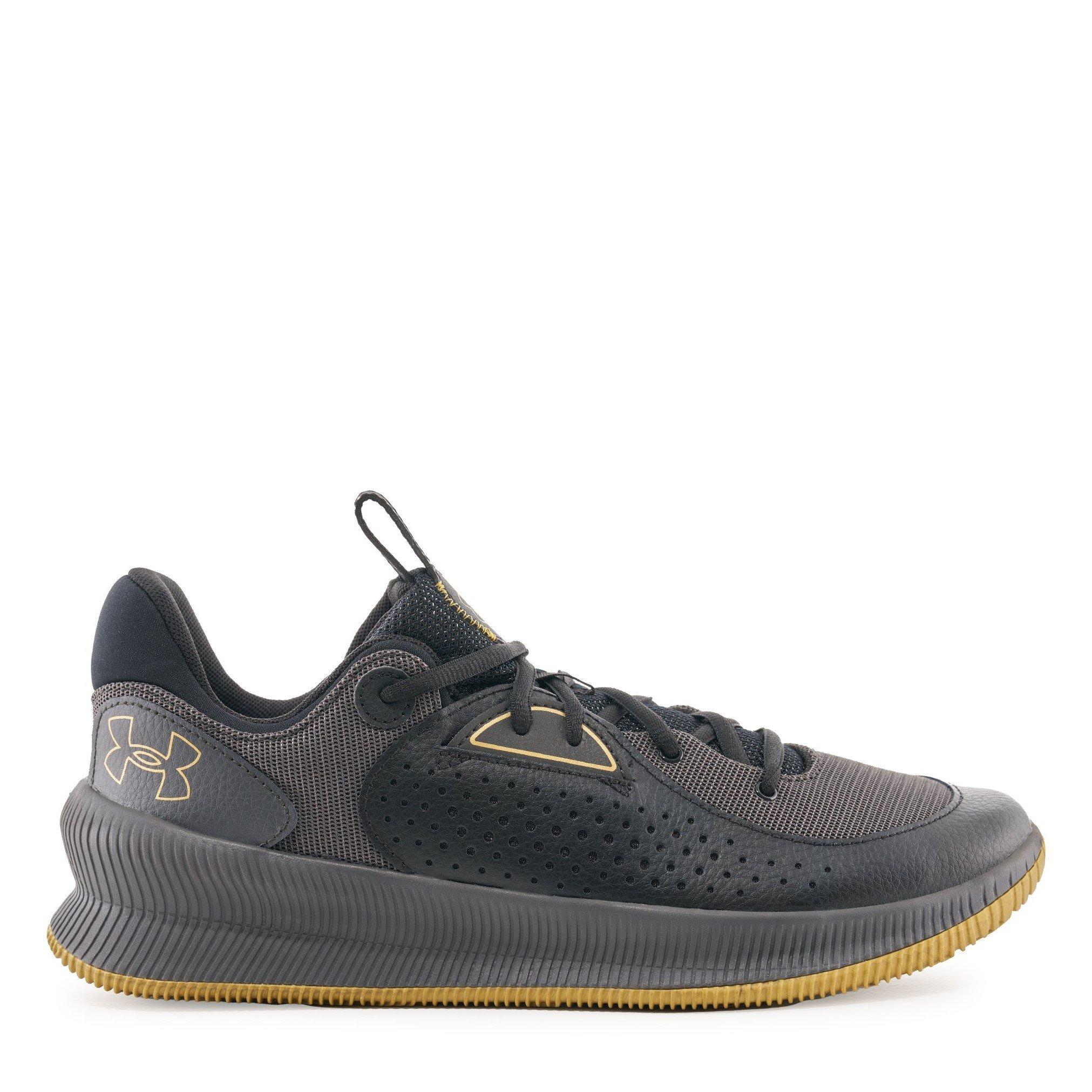 Blk/Gray/Gold - Under Armour - Twenty 47 Adults Basketball Shoes - 8