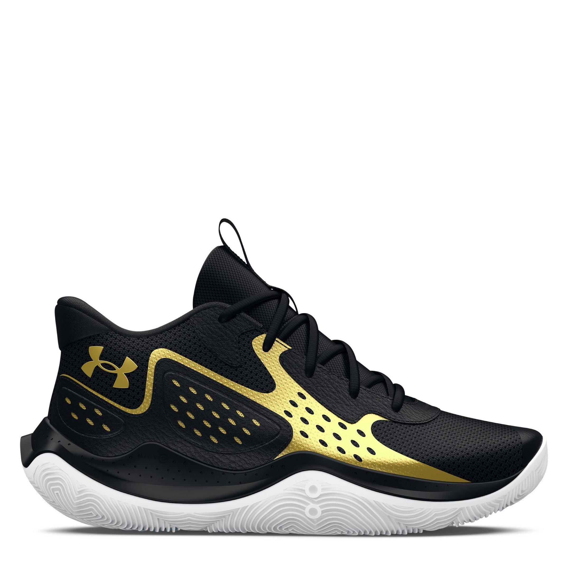 Black/Met.Gold - Under Armour - Jet 23 Mens Basketball Shoes - 1