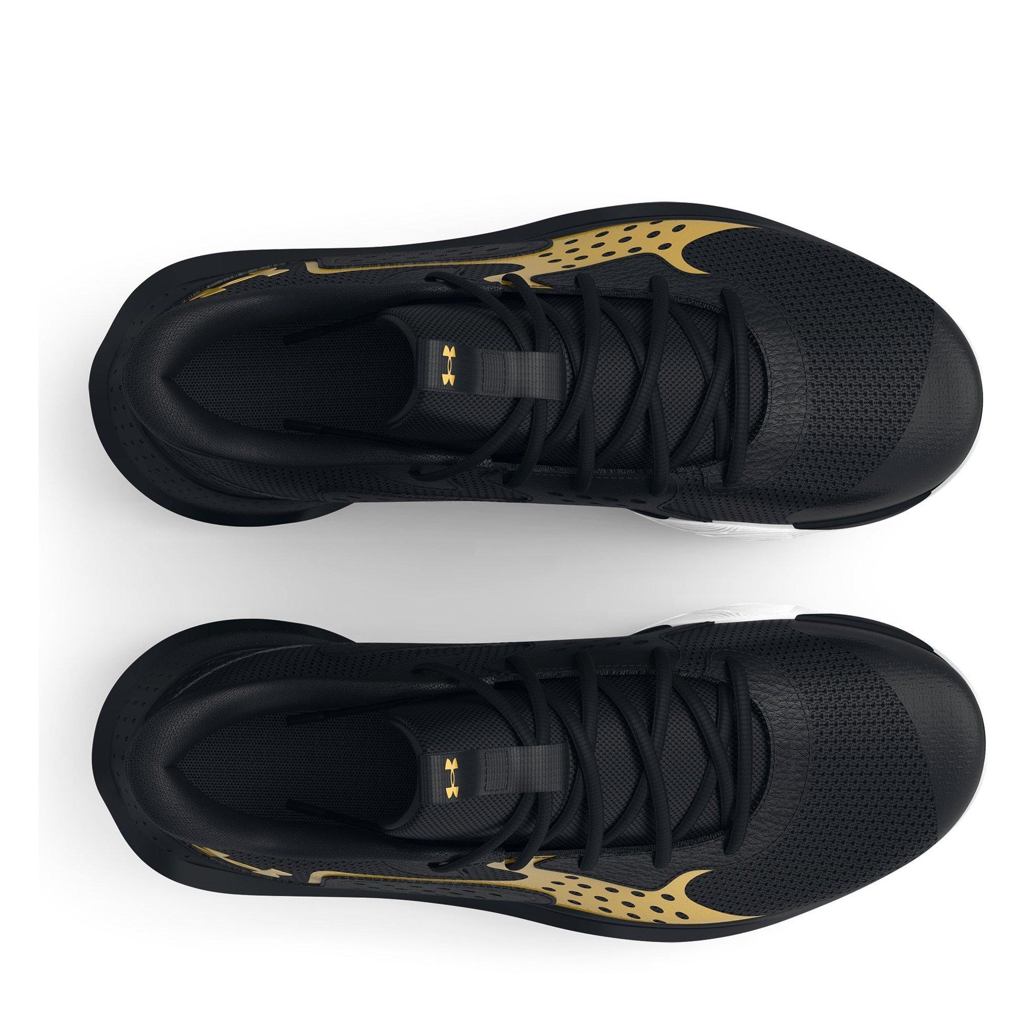 Black/Met.Gold - Under Armour - Jet 23 Mens Basketball Shoes - 4