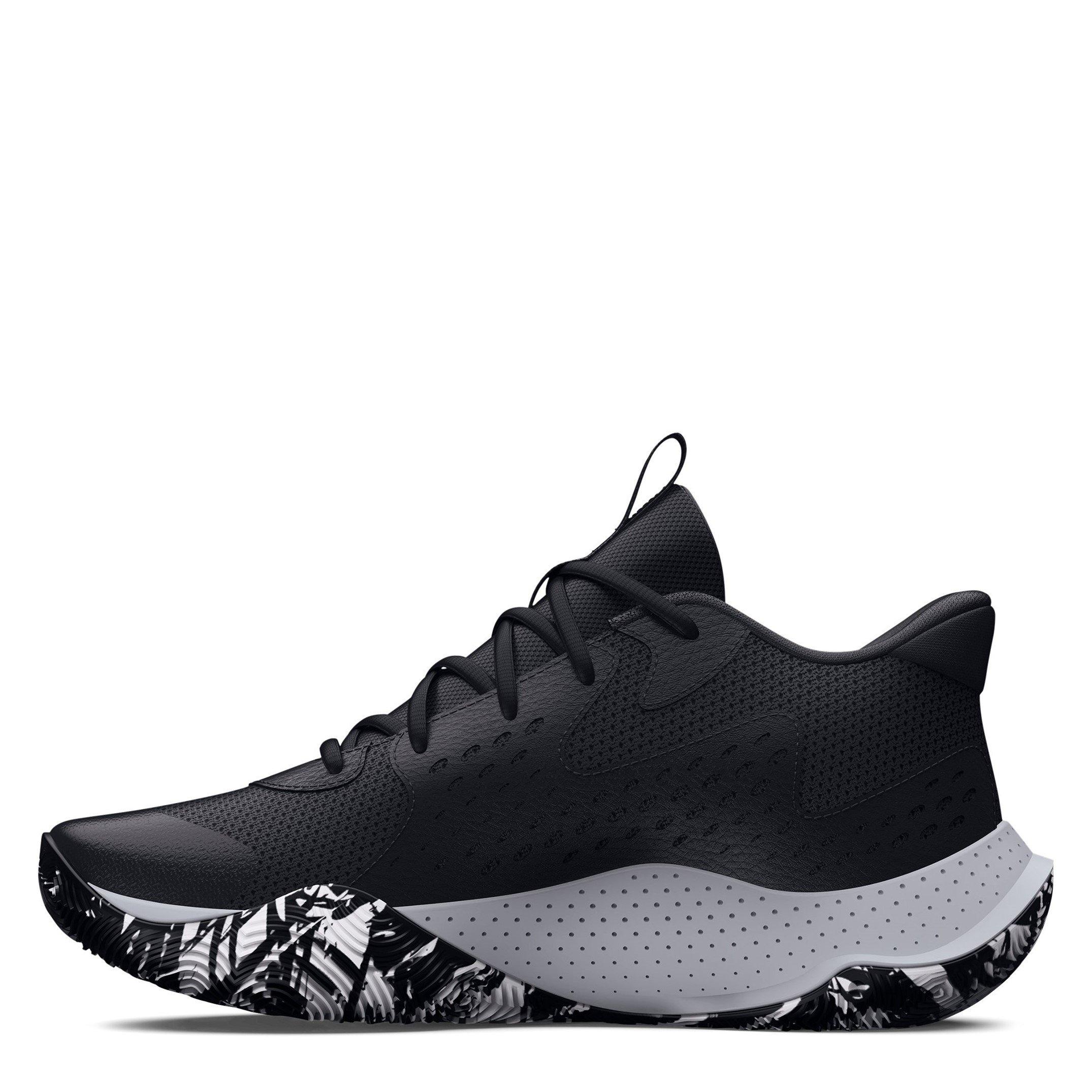 Blk/Gray/Wht - Under Armour - Jet 23 Adults Basketball Shoes - 2