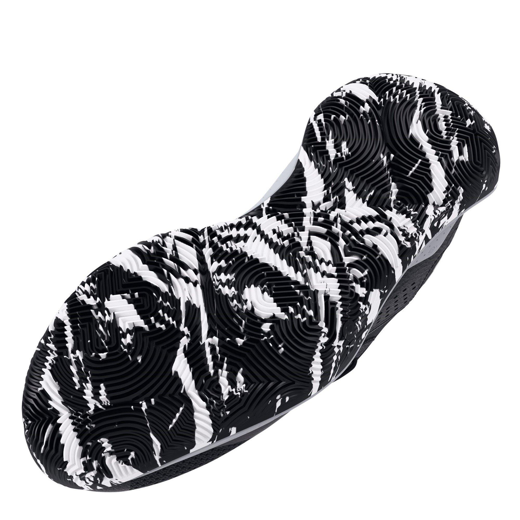 Blk/Gray/Wht - Under Armour - Jet 23 Adults Basketball Shoes - 3