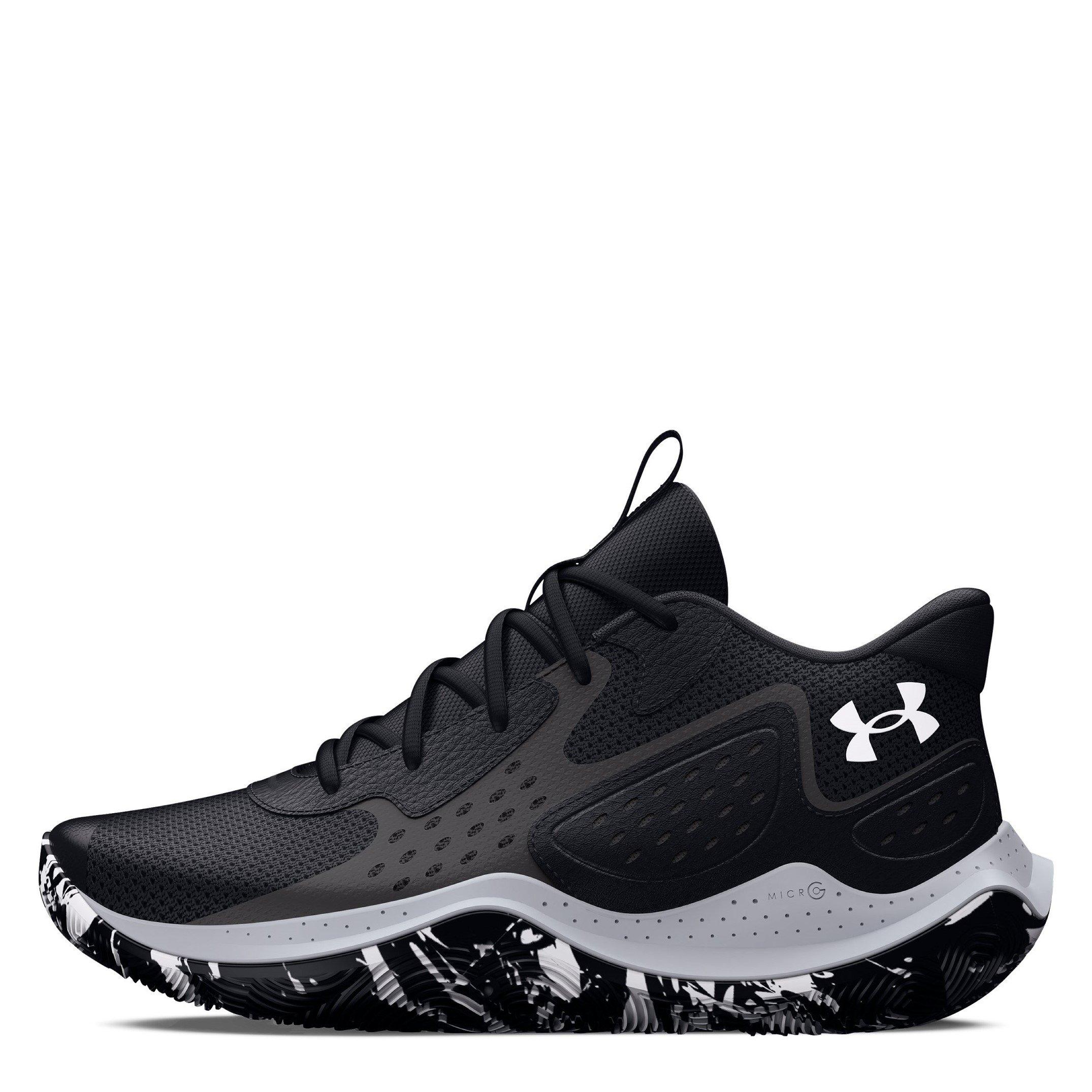 Blk/Gray/Wht - Under Armour - Jet 23 Adults Basketball Shoes - 7