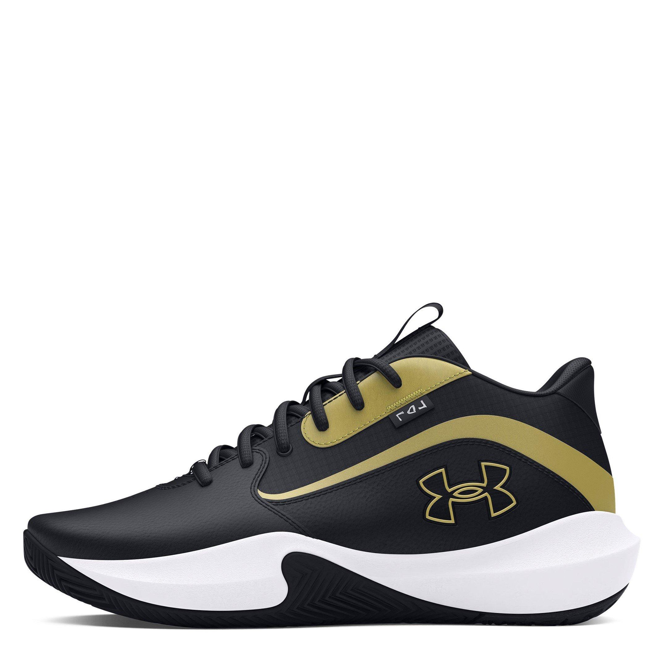 Black/Met.Gold - Under Armour - Lockdown 7 Basketball Shoes Mens - 7