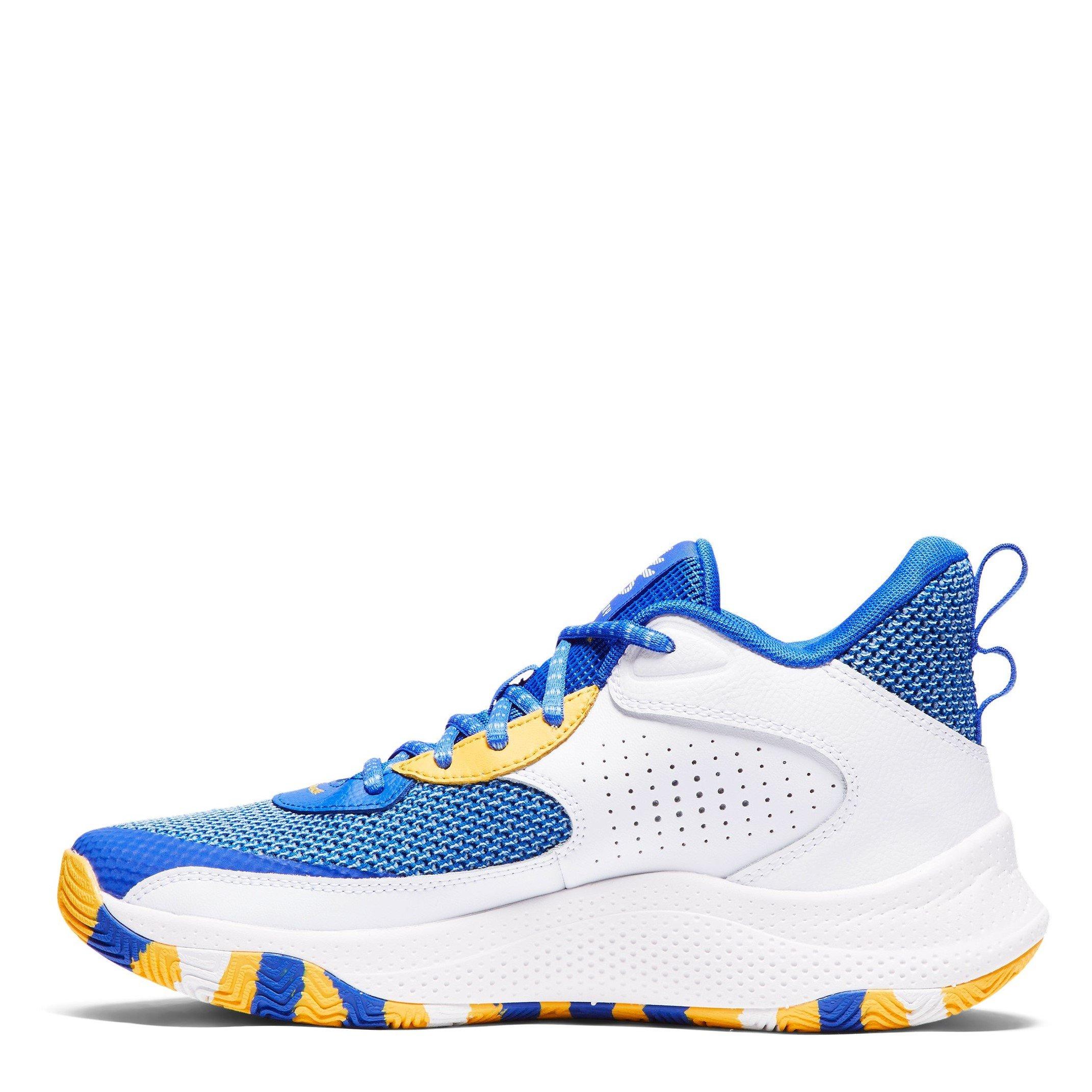 Royal/Wht/Taxi - Under Armour - Curry 3Z 24 Basketball Shoes - 2