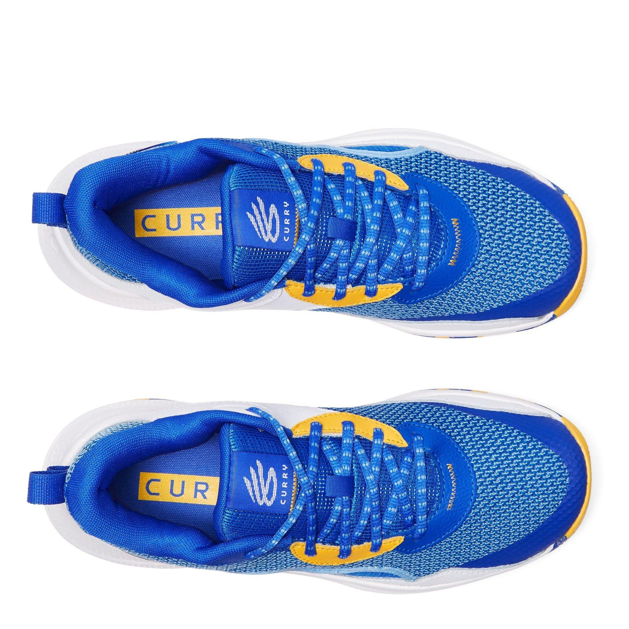 Royal/Wht/Taxi - Under Armour - Curry 3Z 24 Basketball Shoes - 4