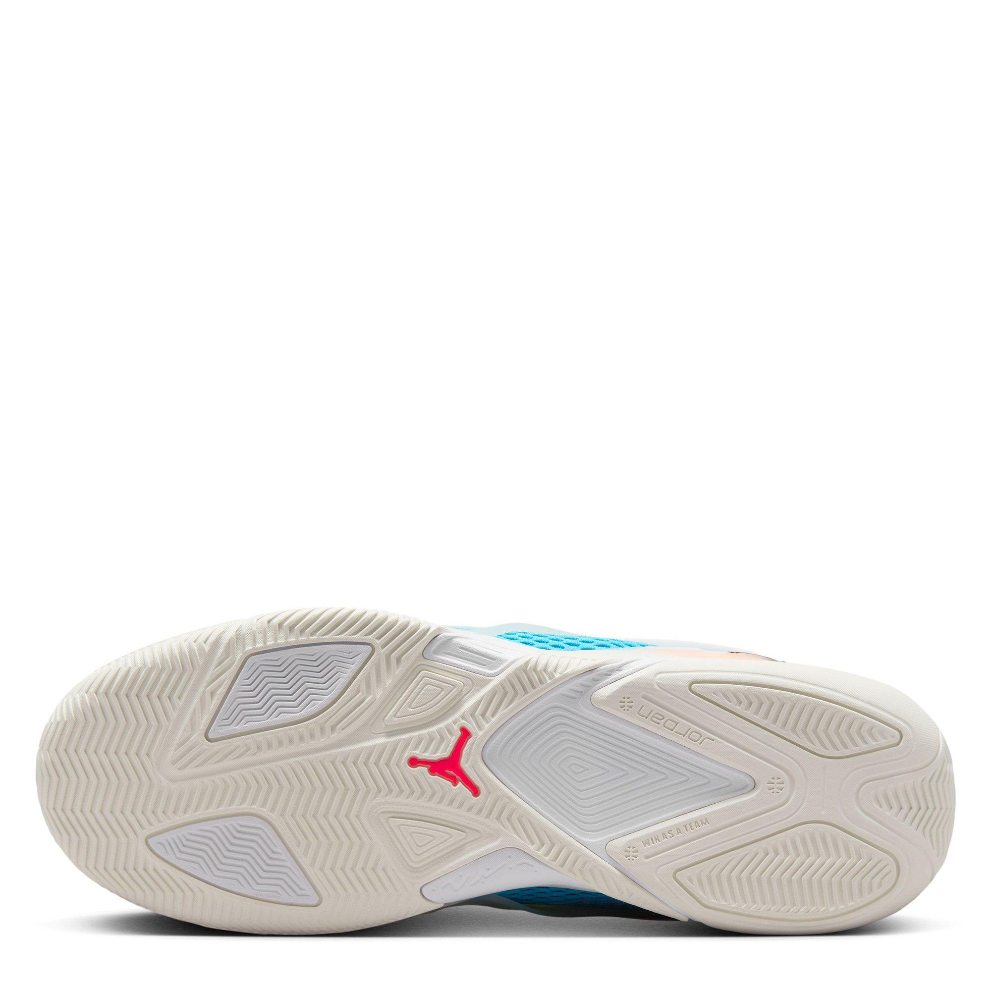 Sail/Blk-Volt - Nike - Jordan Heir Series PF Basketball Shoes - 3