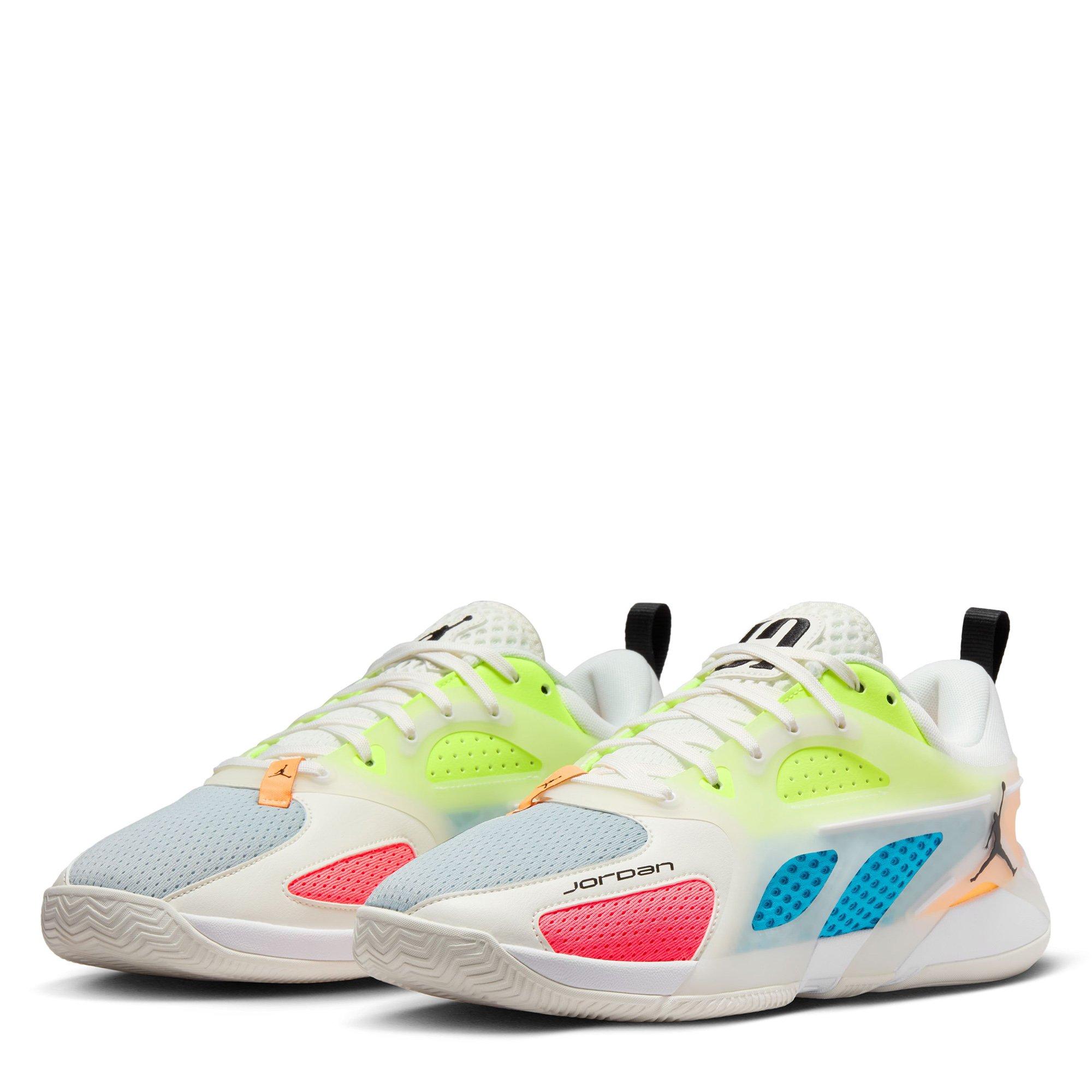 Sail/Blk-Volt - Nike - Jordan Heir Series PF Basketball Shoes - 5