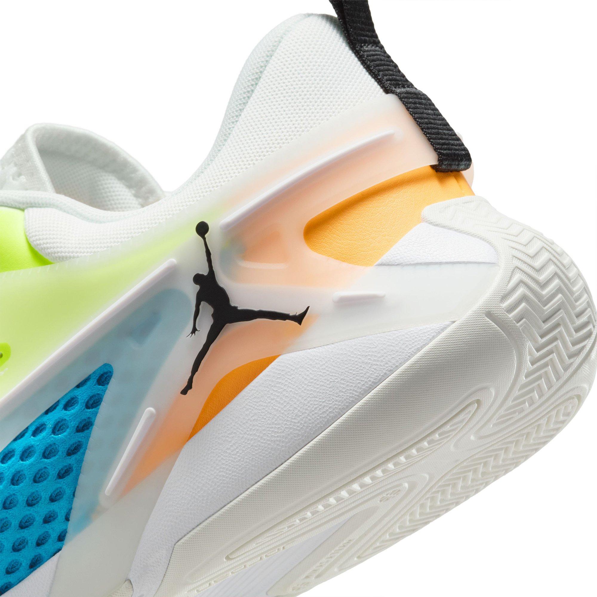 Sail/Blk-Volt - Nike - Jordan Heir Series PF Basketball Shoes - 8