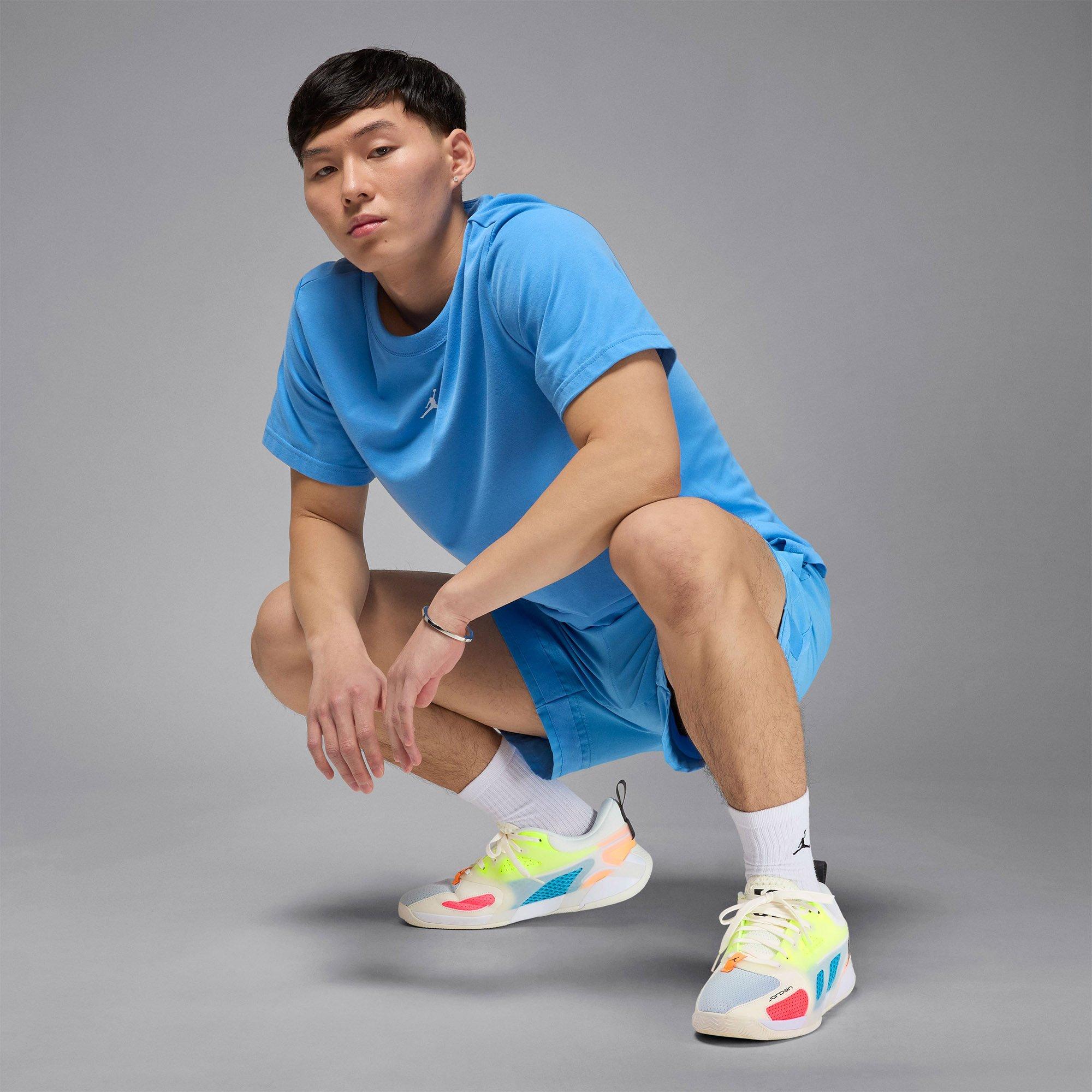 Sail/Blk-Volt - Nike - Jordan Heir Series PF Basketball Shoes - 10