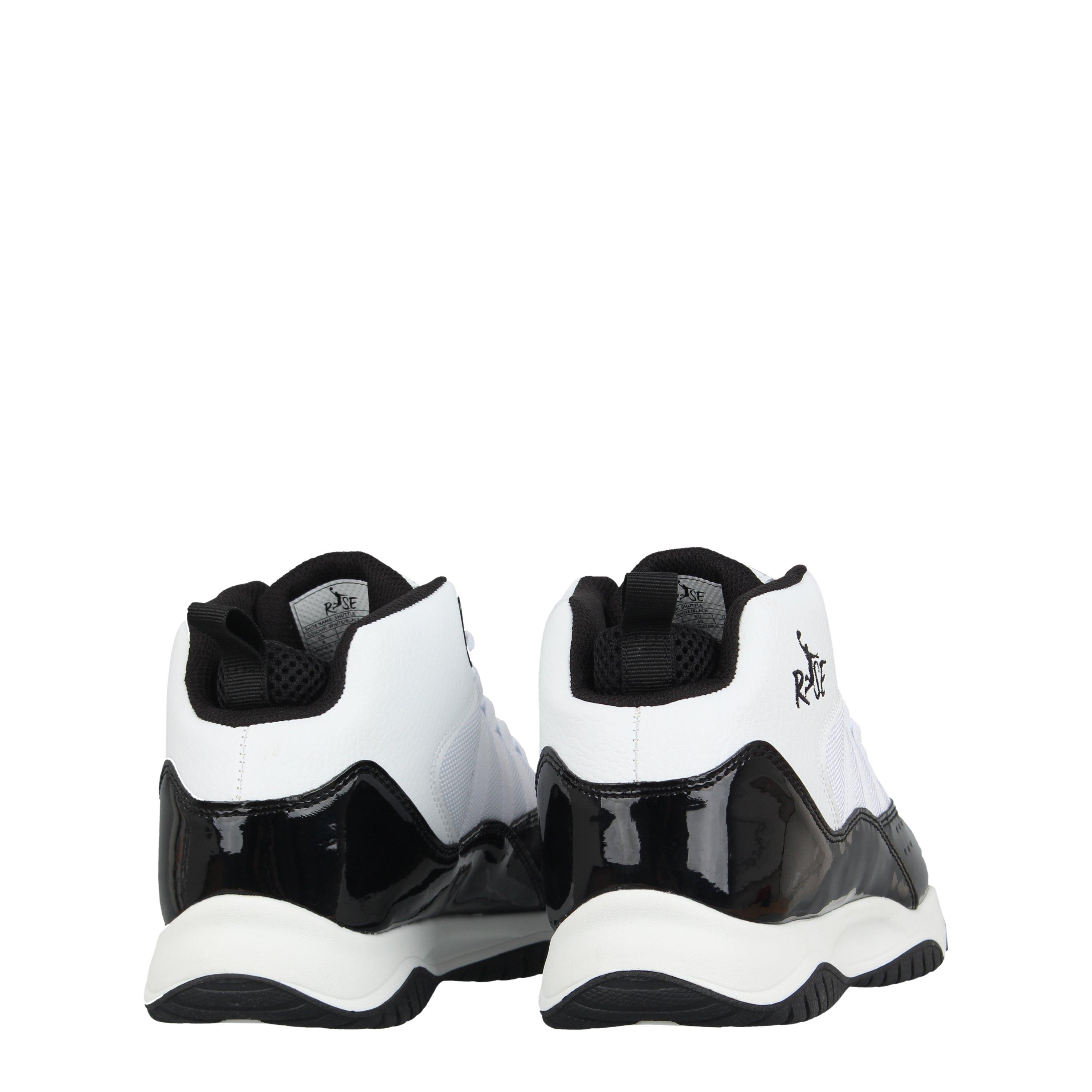 Weiß/Schwarz - Rise - Shuttle Basketball Trainers - 4