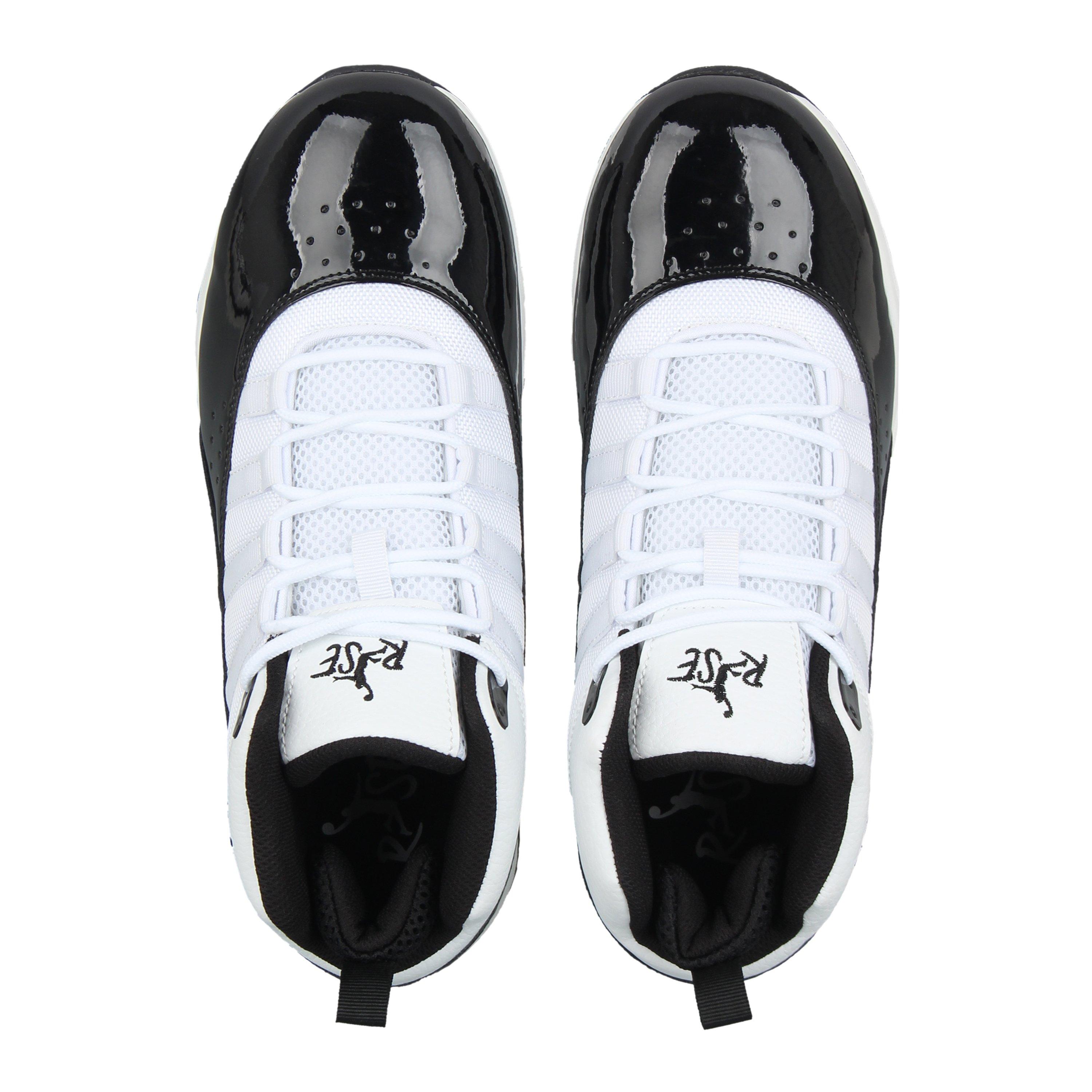 Weiß/Schwarz - Rise - Shuttle Basketball Trainers - 5