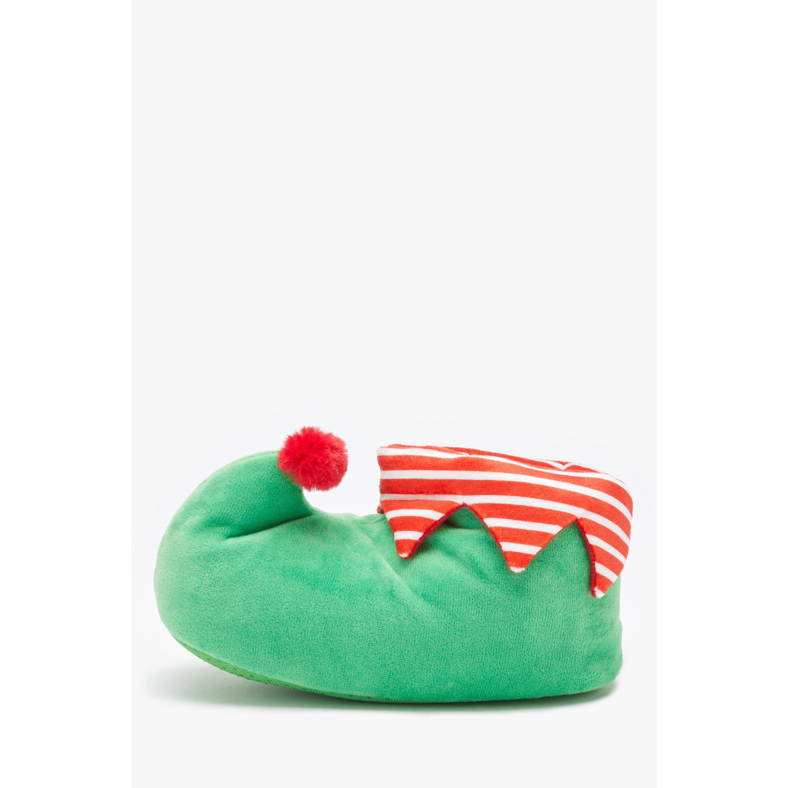 Grøn - Be You - Studio Christmas Elf Slider Slippers - 2