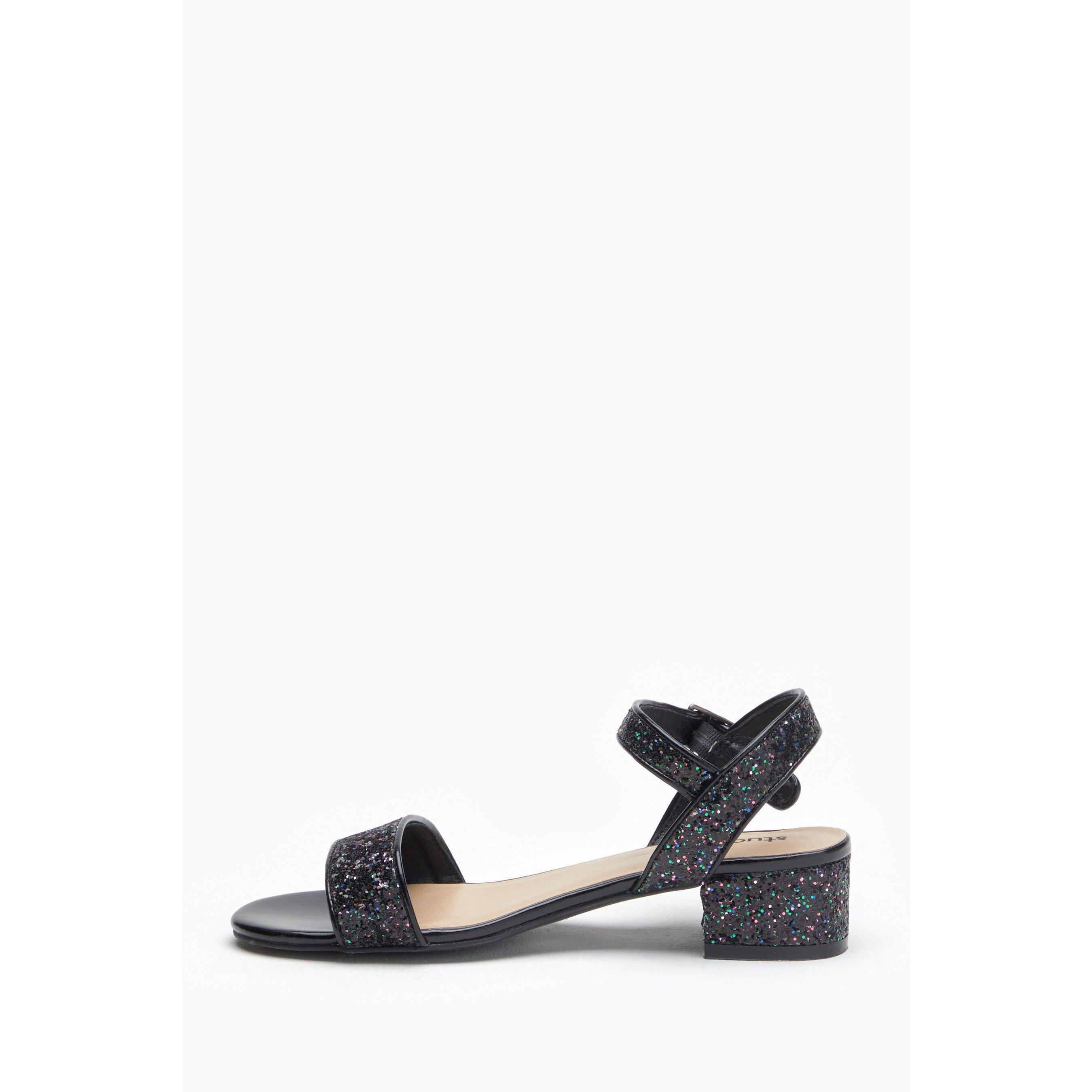Negro - Be You - Sequin Open-Toe Heeled Sandals - 2