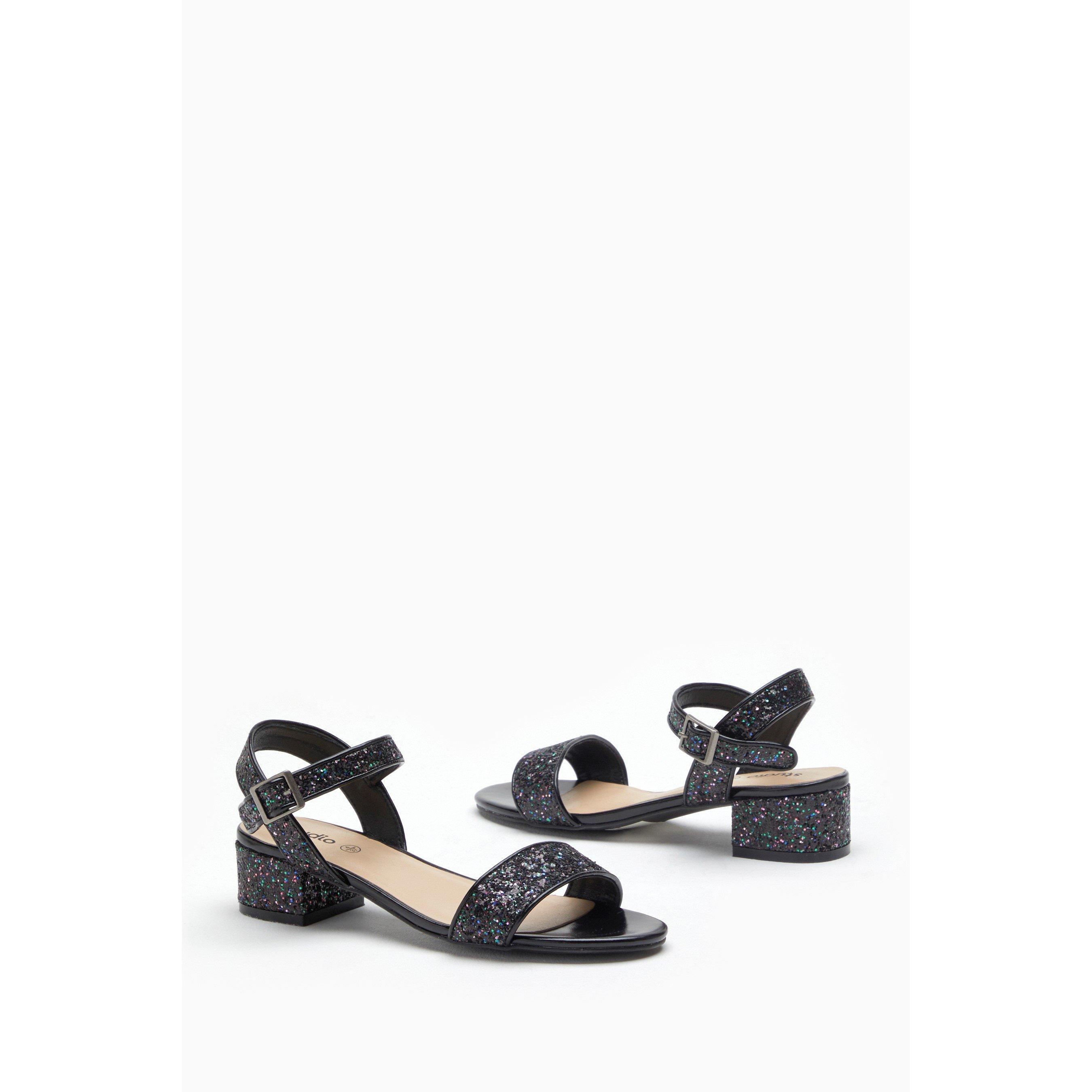 Negro - Be You - Sequin Open-Toe Heeled Sandals - 4