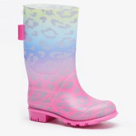 Be You Studio Girls Leopard Wellies