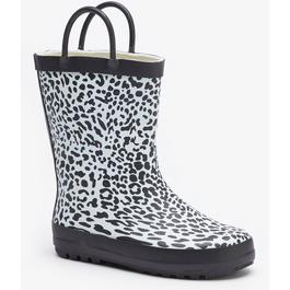 Be You Junior Girls Leopard Wellies