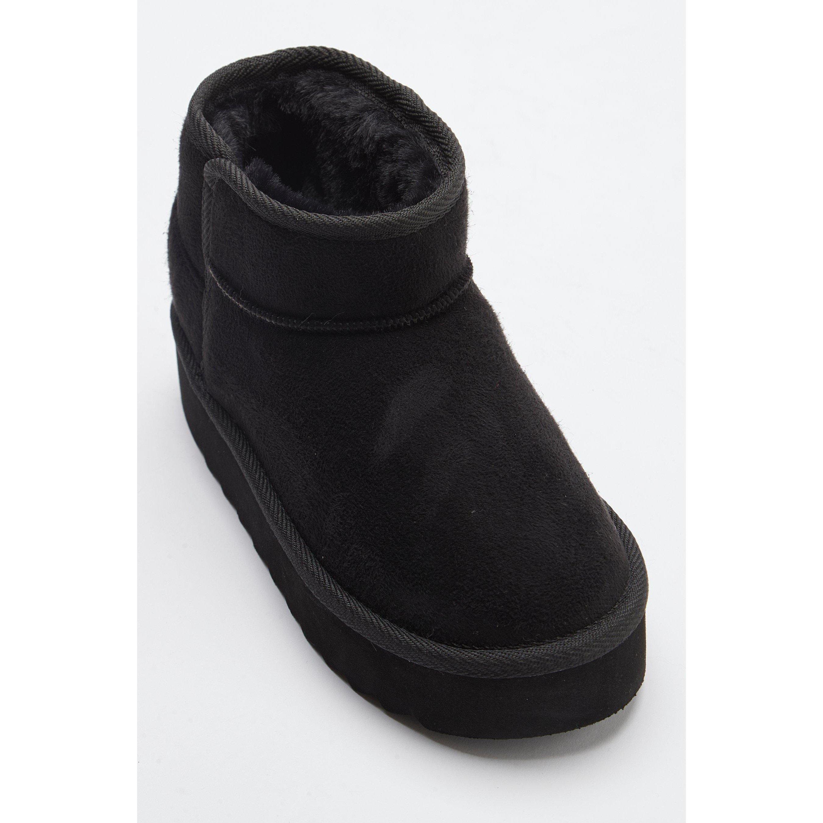 Black - Be You - Studio Faux Fur Lined Low Ankle Boots - 5