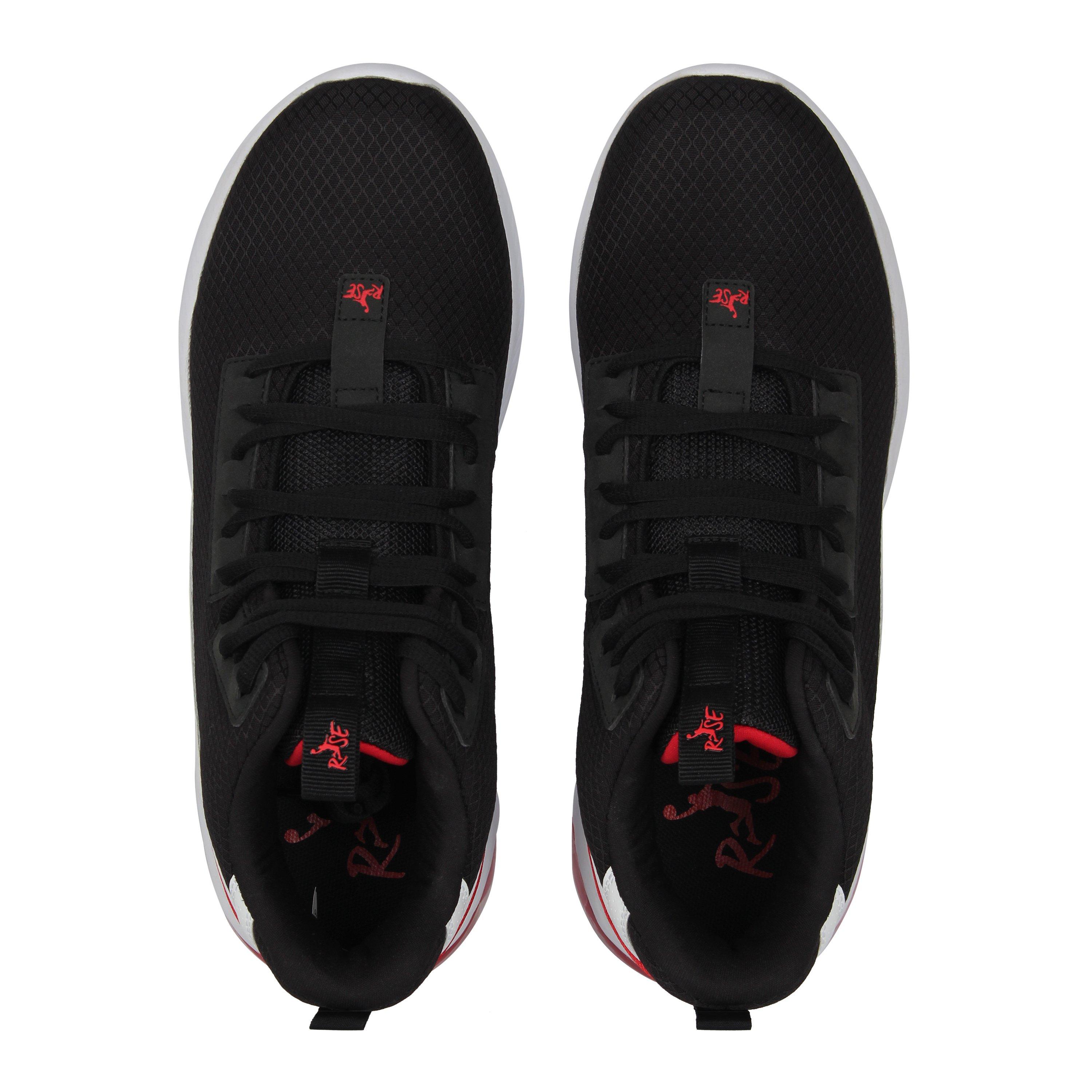 Black/White/Red - Rise - Digital Basketball Trainers Adults - 5