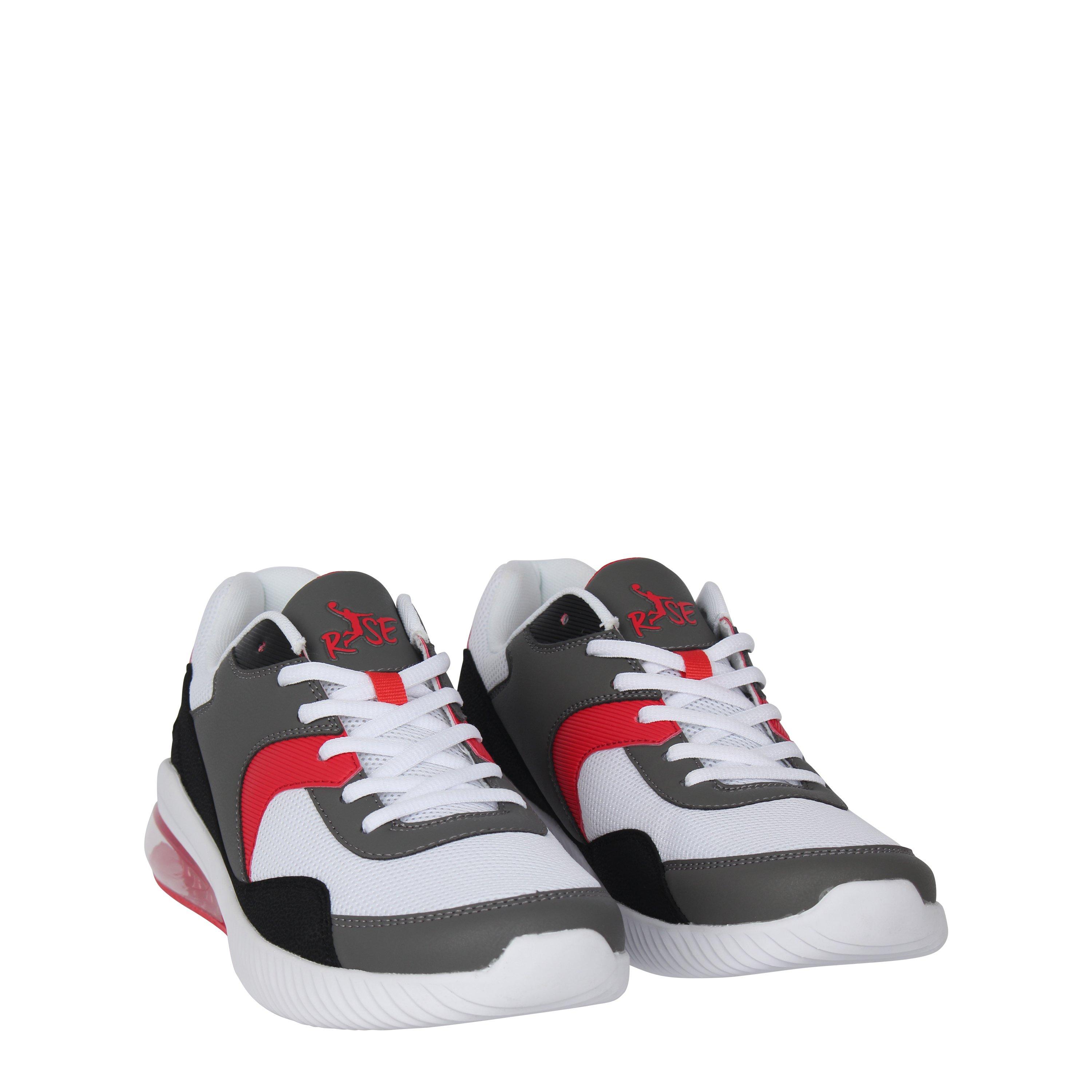 White/Red - Rise - Dispatch Basketball Trainers Mens - 3