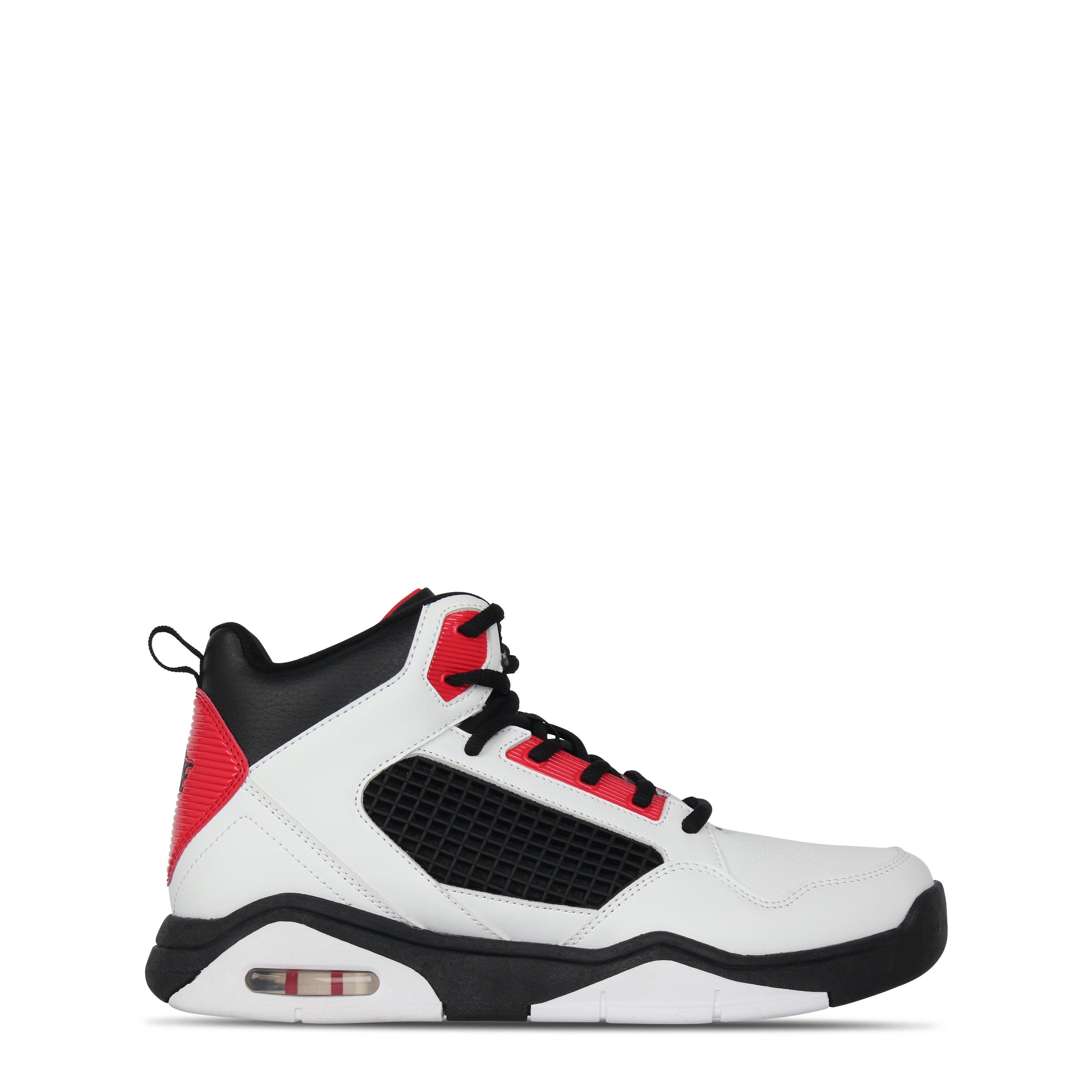 Weiß/Schwarz/Rot - Rise - Reverse Basketball Trainers Mens - 1