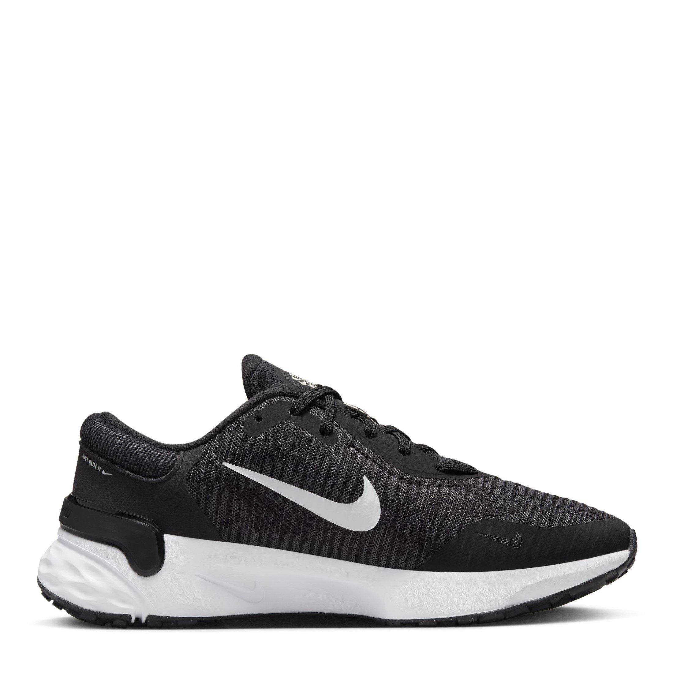 Black/White-ant - Nike - Renew Run 4 Women's Road Running Shoes - 1