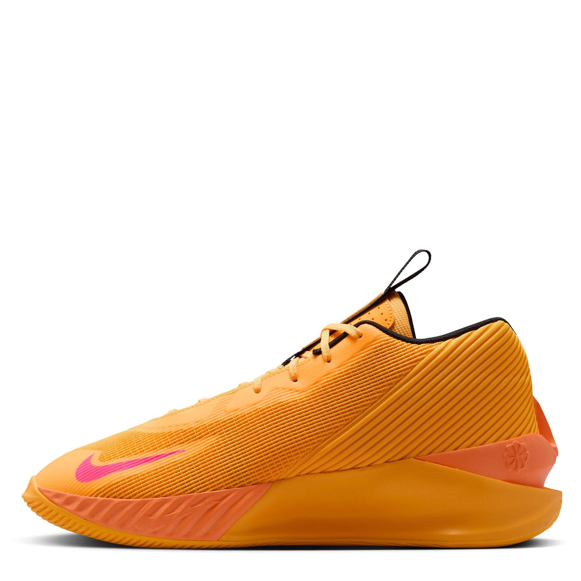 Orange/Pink-Blk - Nike - G.T. Jump Academy EP  Basketball Shoes - 2