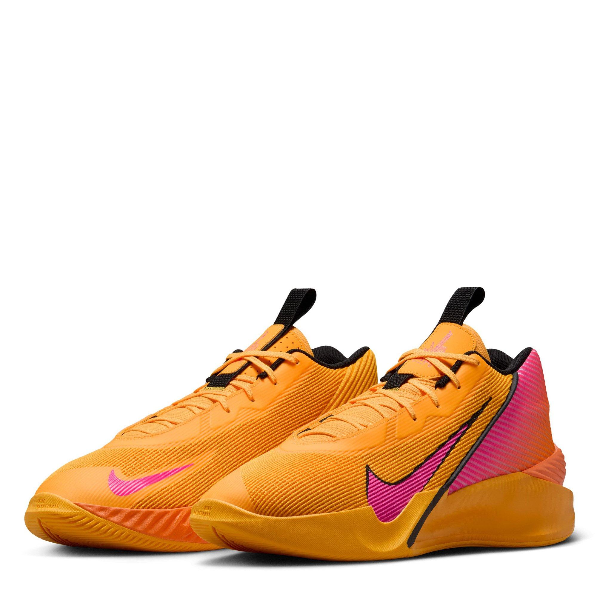 Orange/Pink-Blk - Nike - G.T. Jump Academy EP  Basketball Shoes - 5