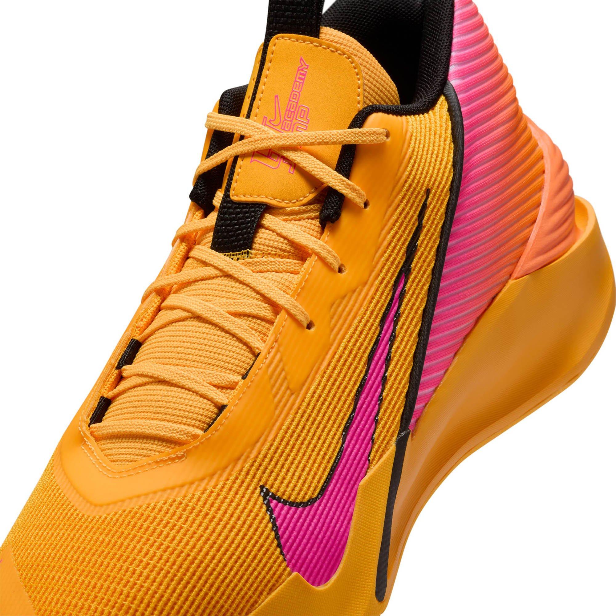 Orange/Pink-Blk - Nike - G.T. Jump Academy EP  Basketball Shoes - 7