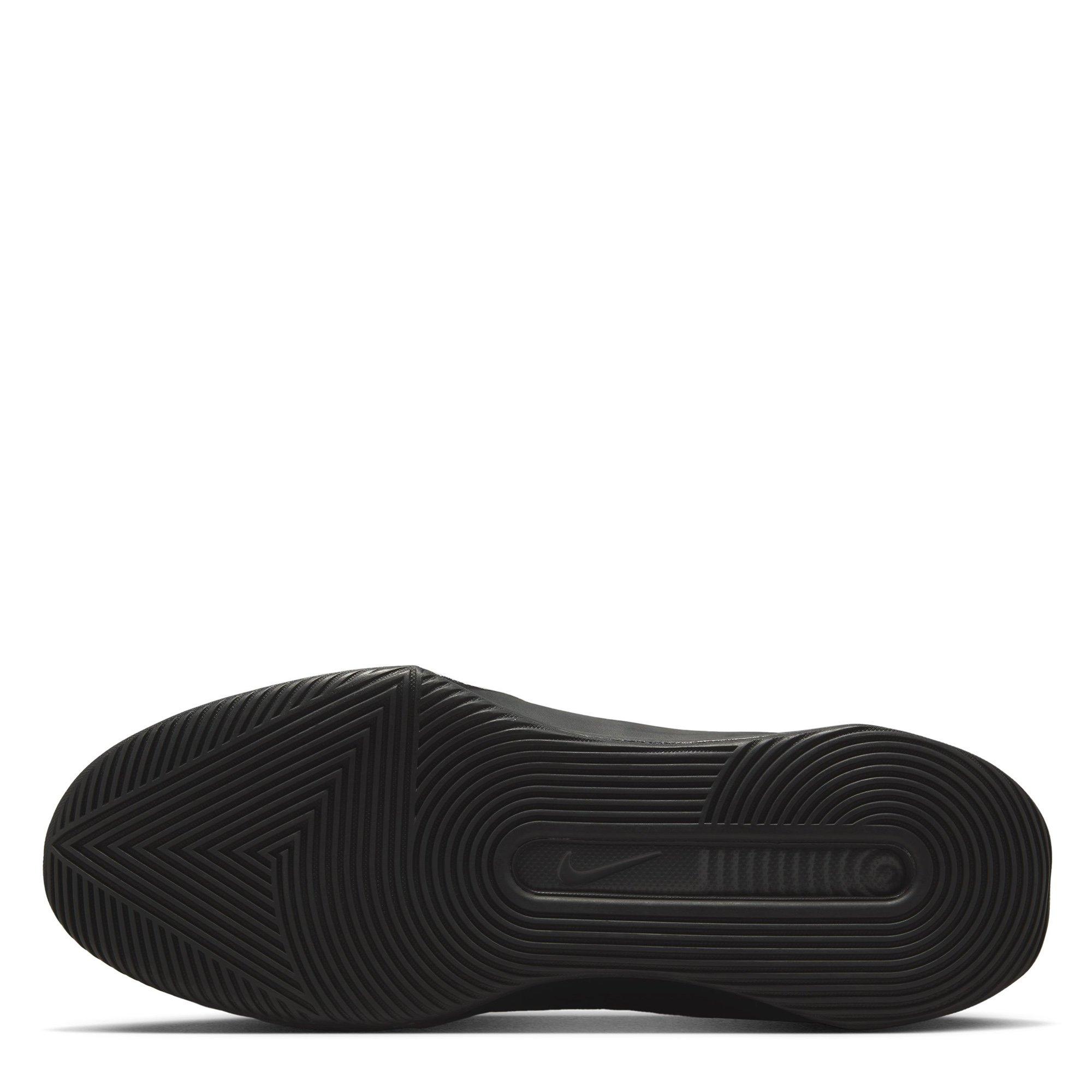 Blk/Wht-Silver - Nike - G.T. Jump Academy EP  Basketball Shoes - 3