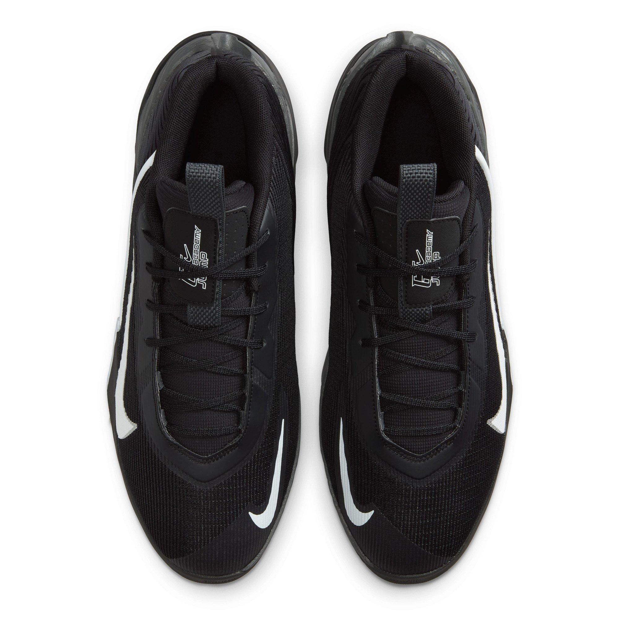 Blk/Wht-Silver - Nike - G.T. Jump Academy EP  Basketball Shoes - 4