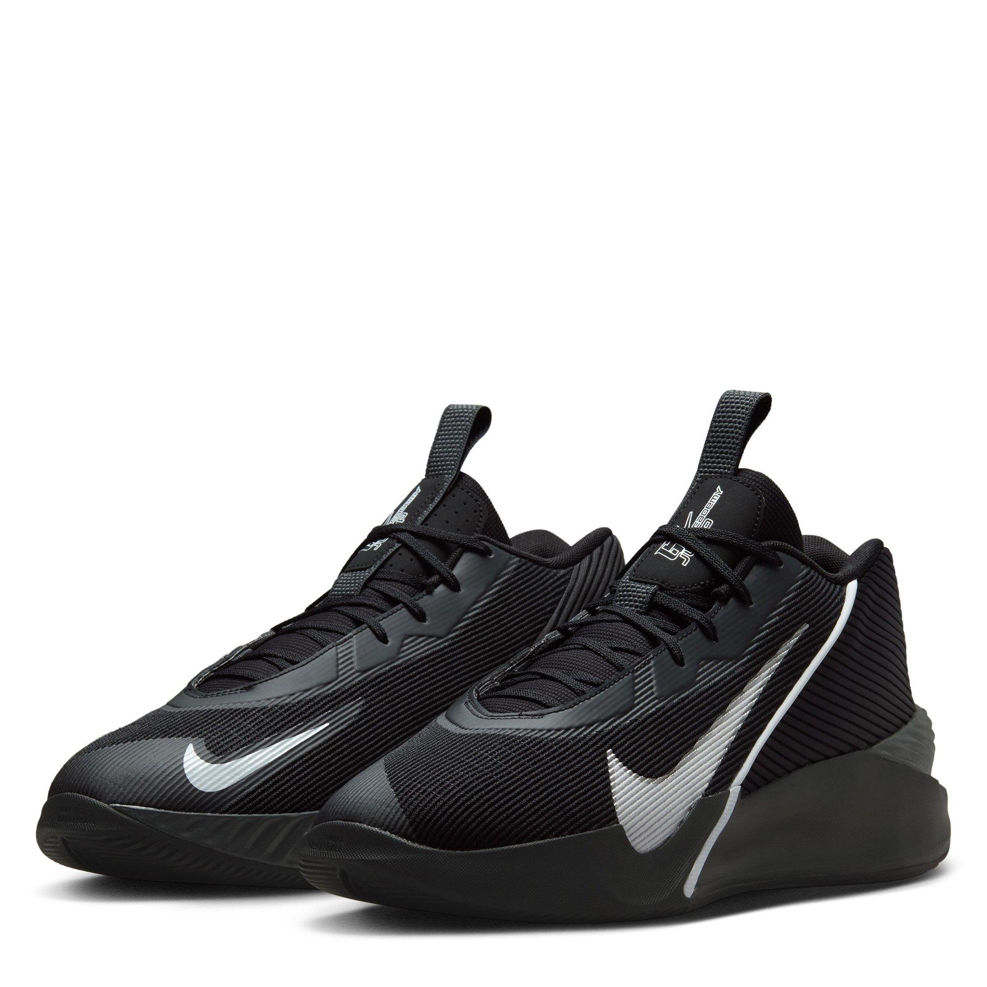 Blk/Wht-Silver - Nike - G.T. Jump Academy EP  Basketball Shoes - 5