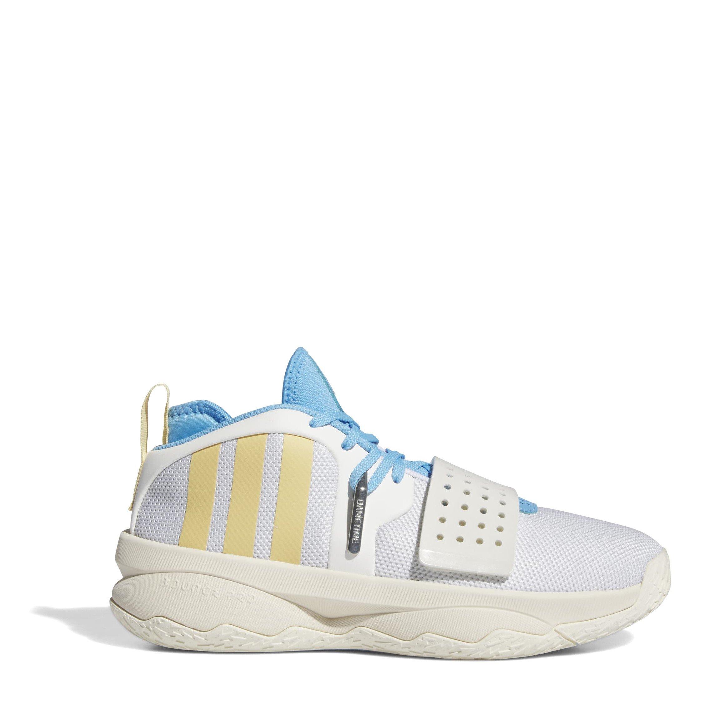 Cloud White/Haferflocken - adidas - Dame 8 Extply Basketball Trainers Mens - 1