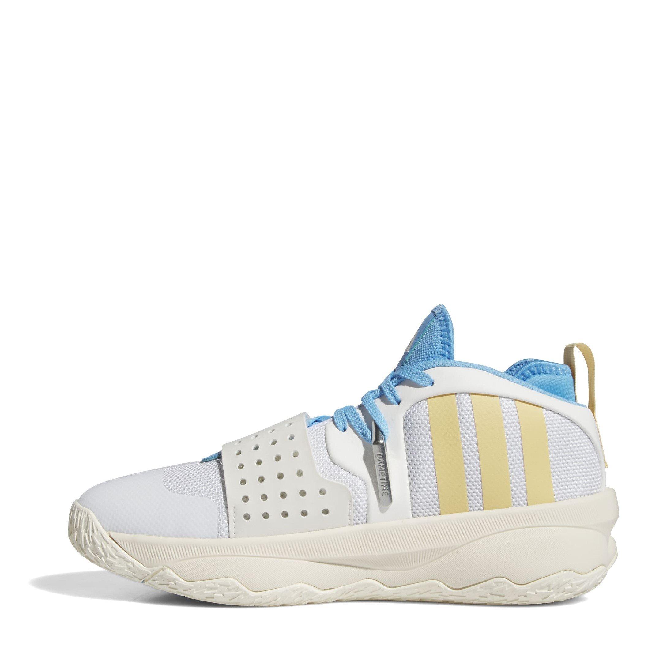Cloud White/Haferflocken - adidas - Dame 8 Extply Basketball Trainers Mens - 2
