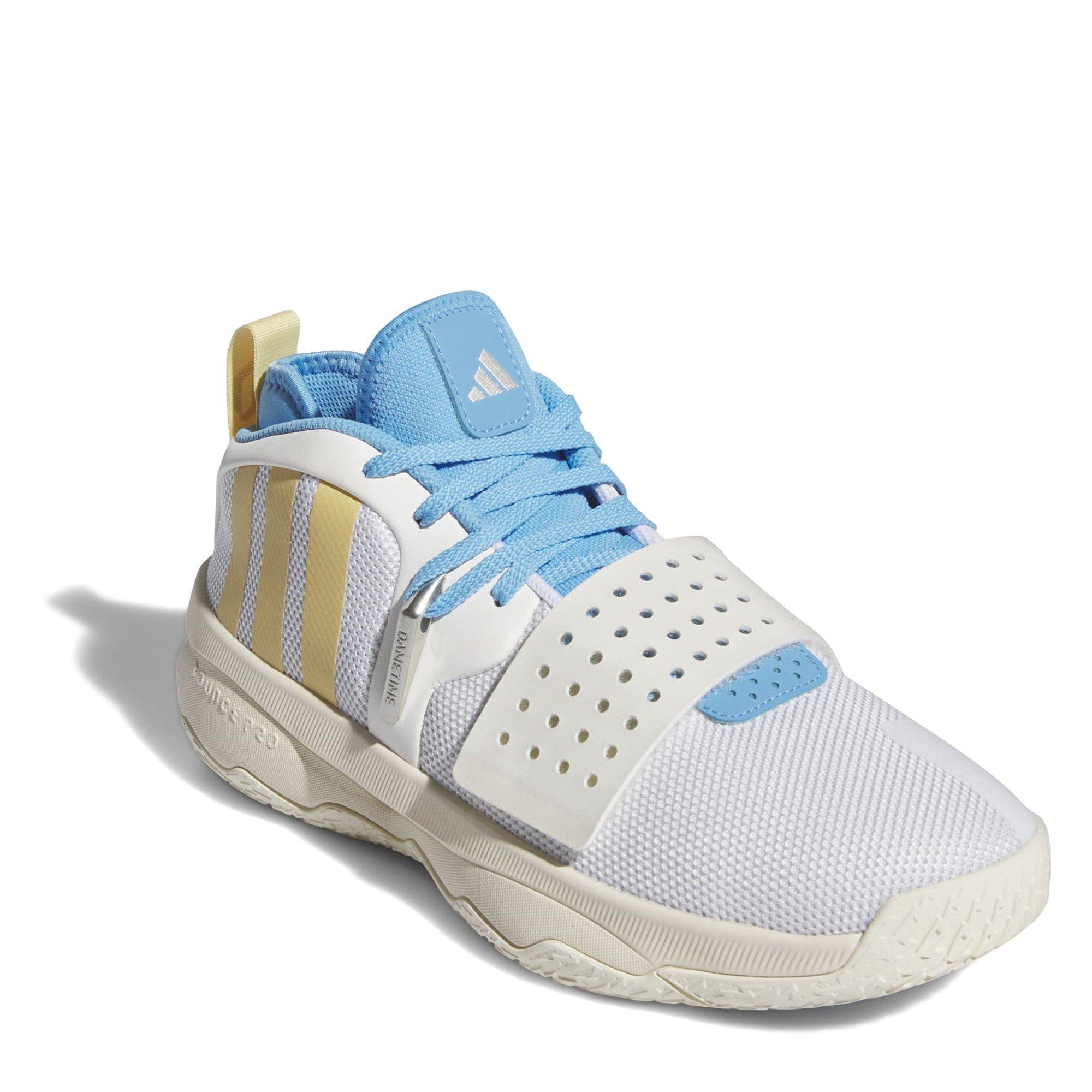 Cloud White/Haferflocken - adidas - Dame 8 Extply Basketball Trainers Mens - 3