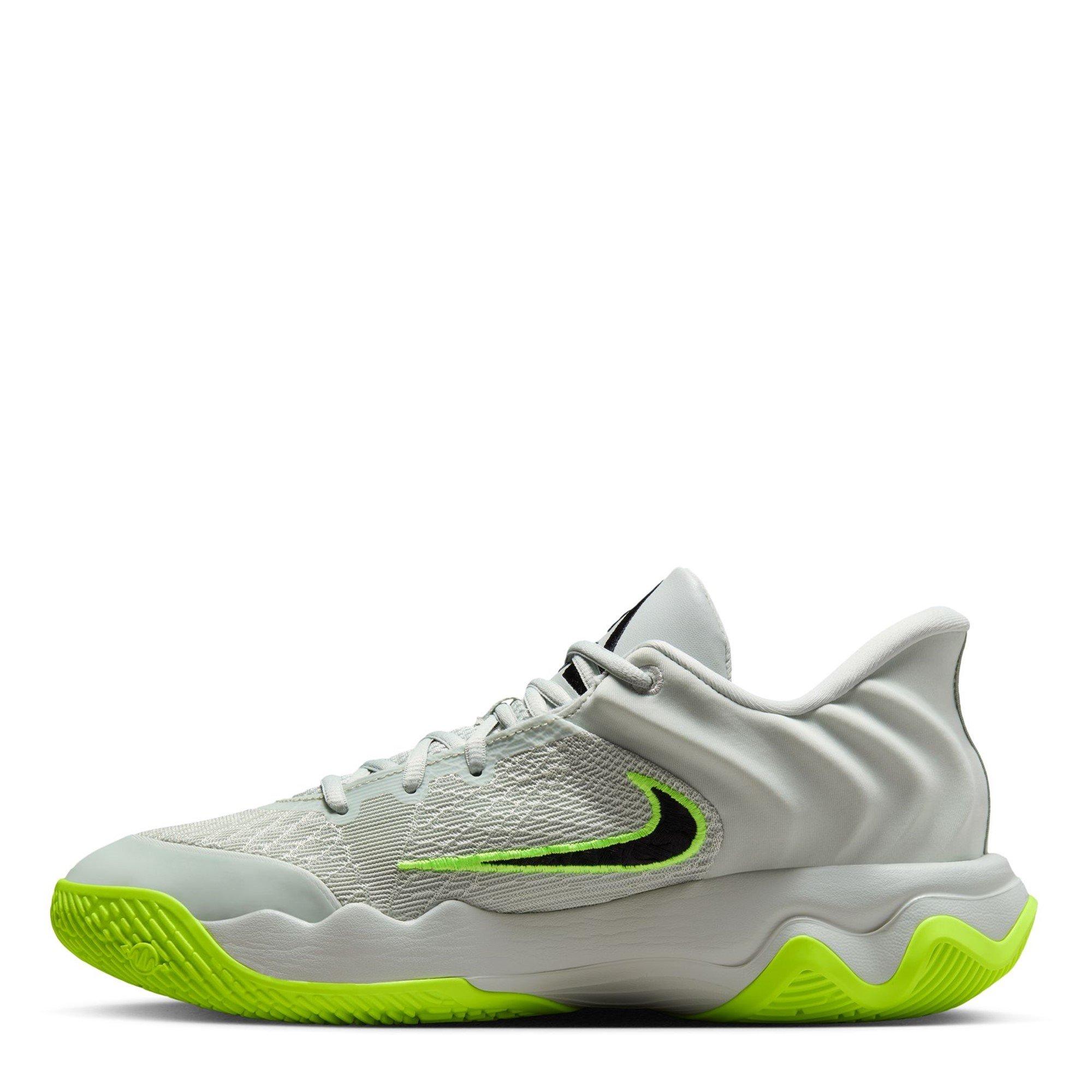 Silver/Blk-Volt - Nike - Giannis Immortality 4 EP Basketball Shoes - 2